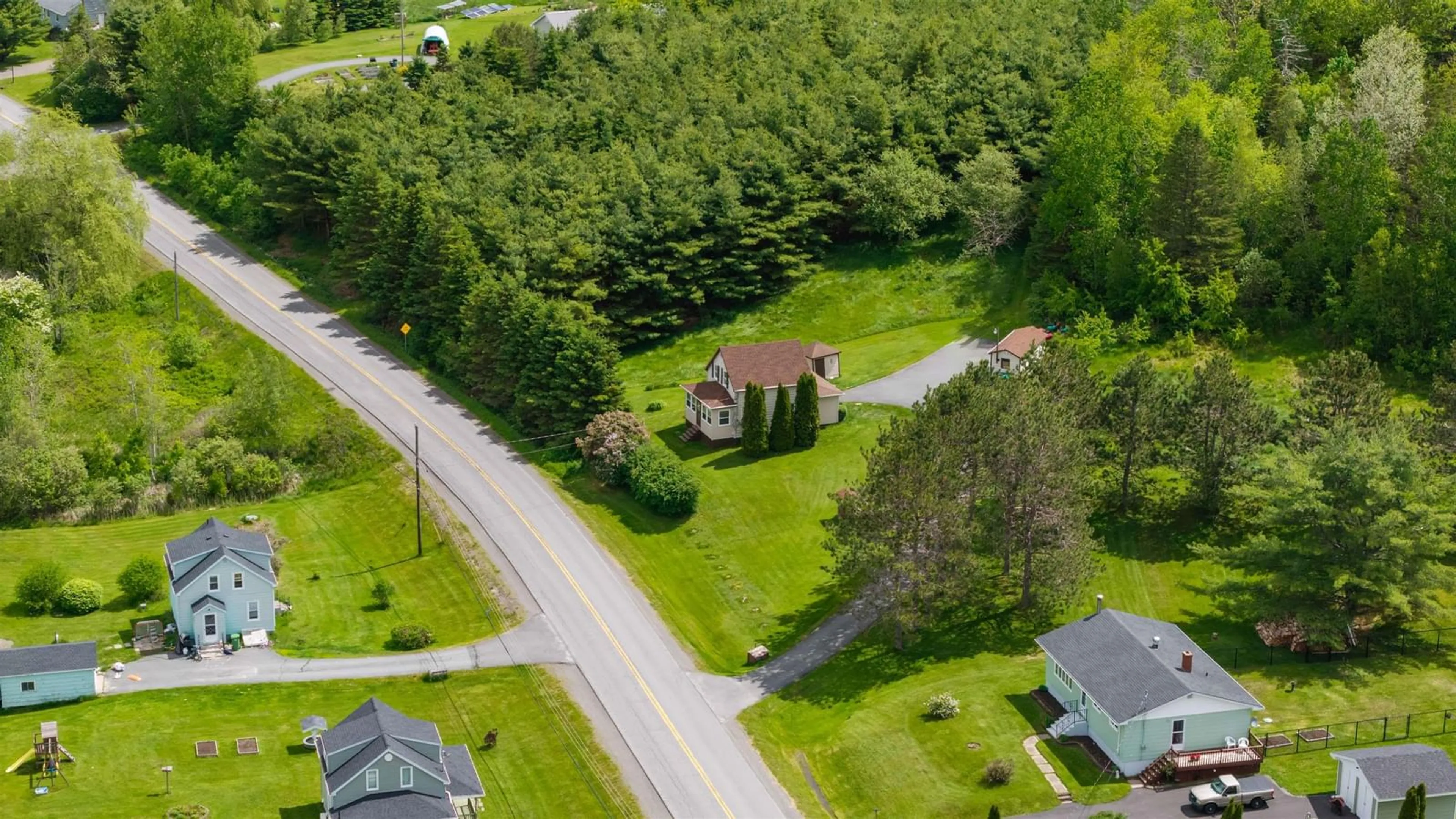A pic from outside/outdoor area/front of a property/back of a property/a pic from drone, street for 1853 Wentworth Rd, Newport Station Nova Scotia B0N 2B0