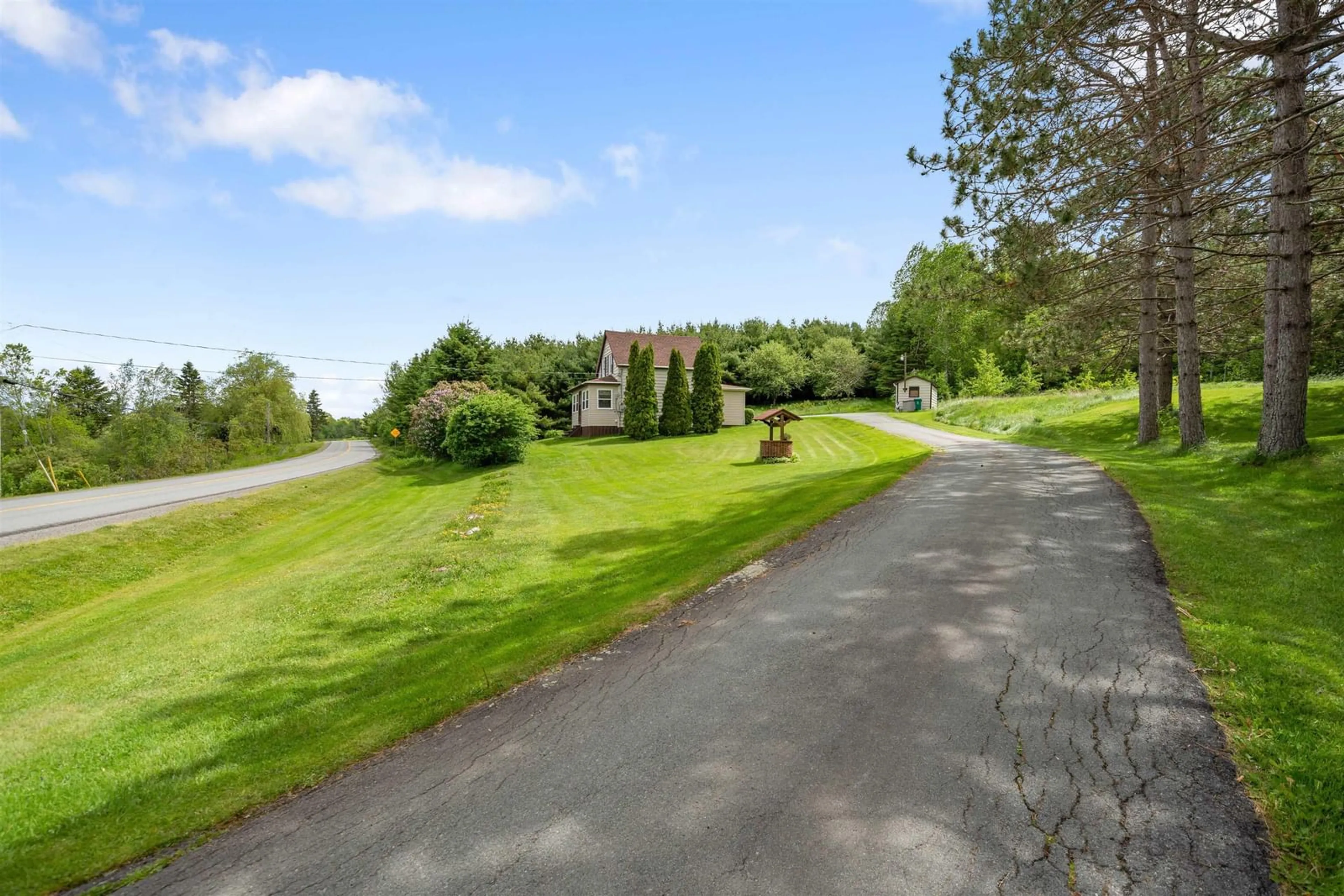 A pic from outside/outdoor area/front of a property/back of a property/a pic from drone, water/lake/river/ocean view for 1853 Wentworth Rd, Newport Station Nova Scotia B0N 2B0