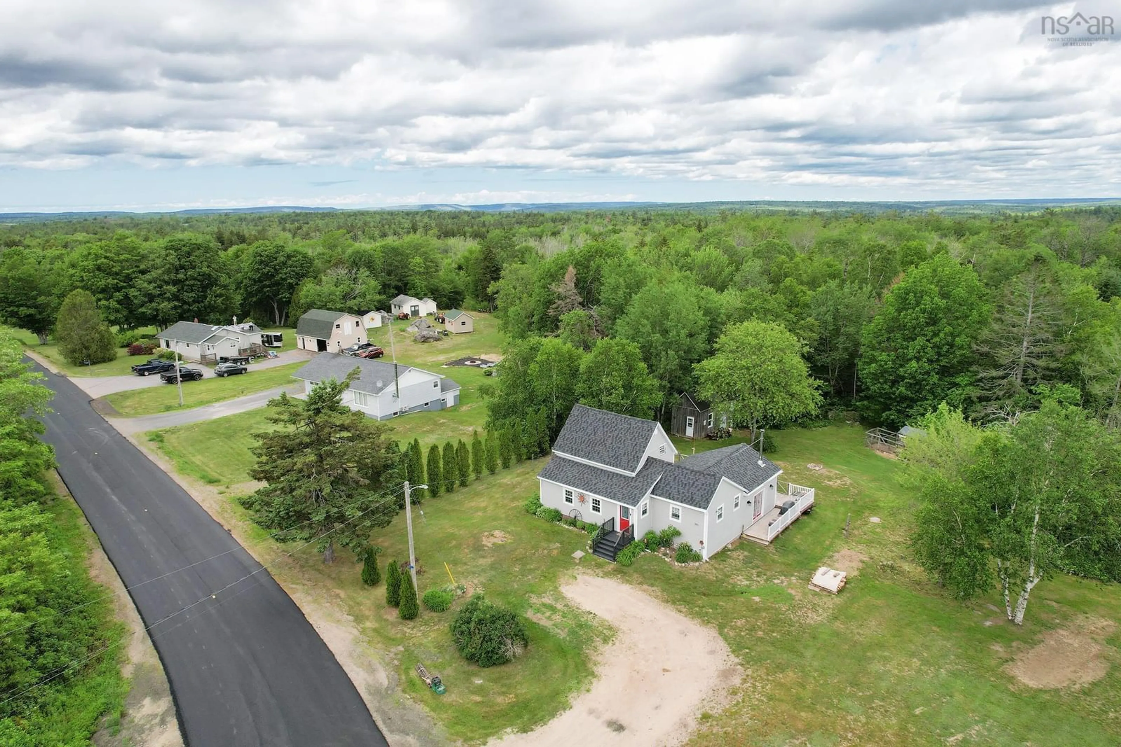 A pic from outside/outdoor area/front of a property/back of a property/a pic from drone, unknown for 391 Princedale Branch Rd, Virginia East Nova Scotia B0S 1G0