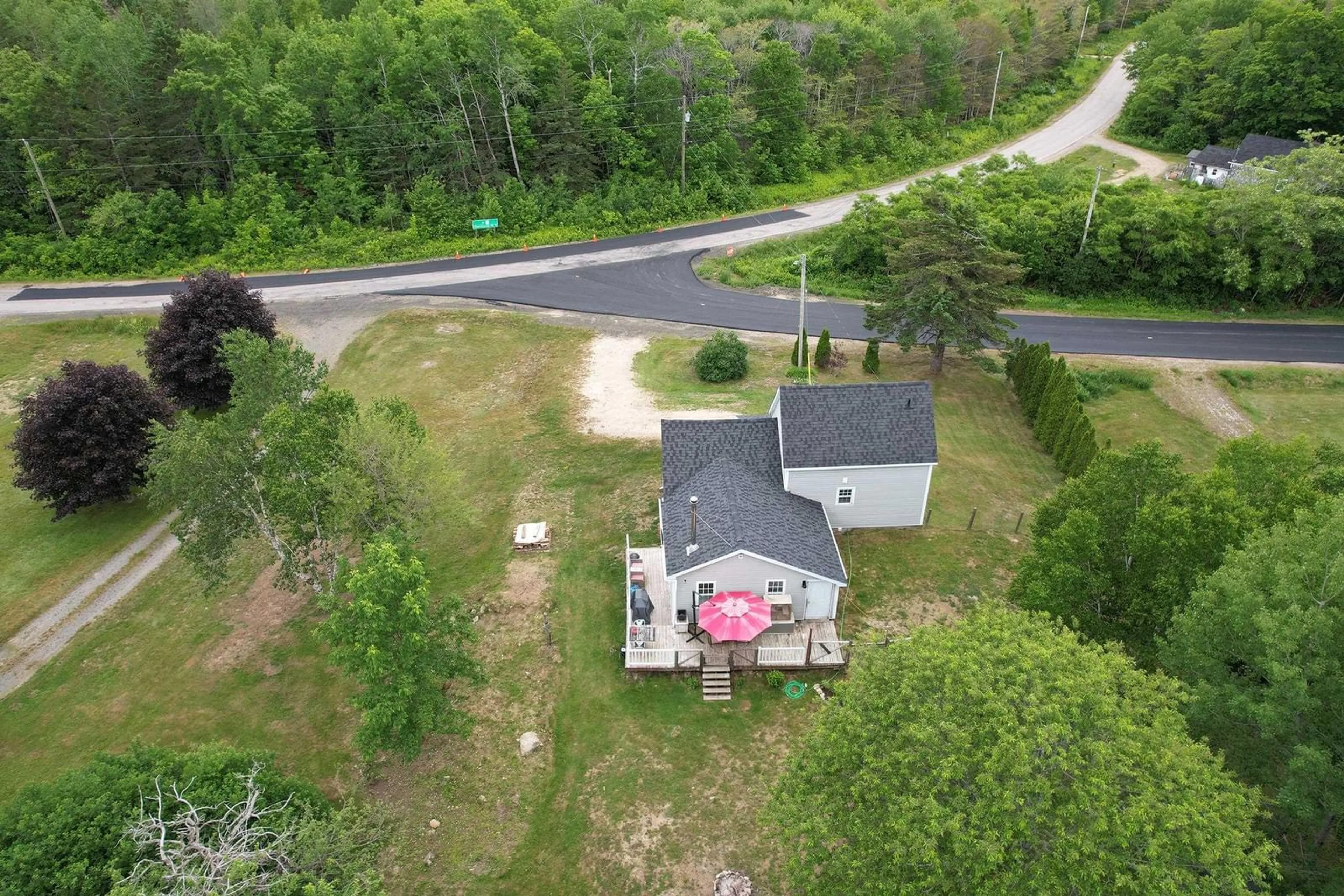 A pic from outside/outdoor area/front of a property/back of a property/a pic from drone, unknown for 391 Princedale Branch Rd, Virginia East Nova Scotia B0S 1G0