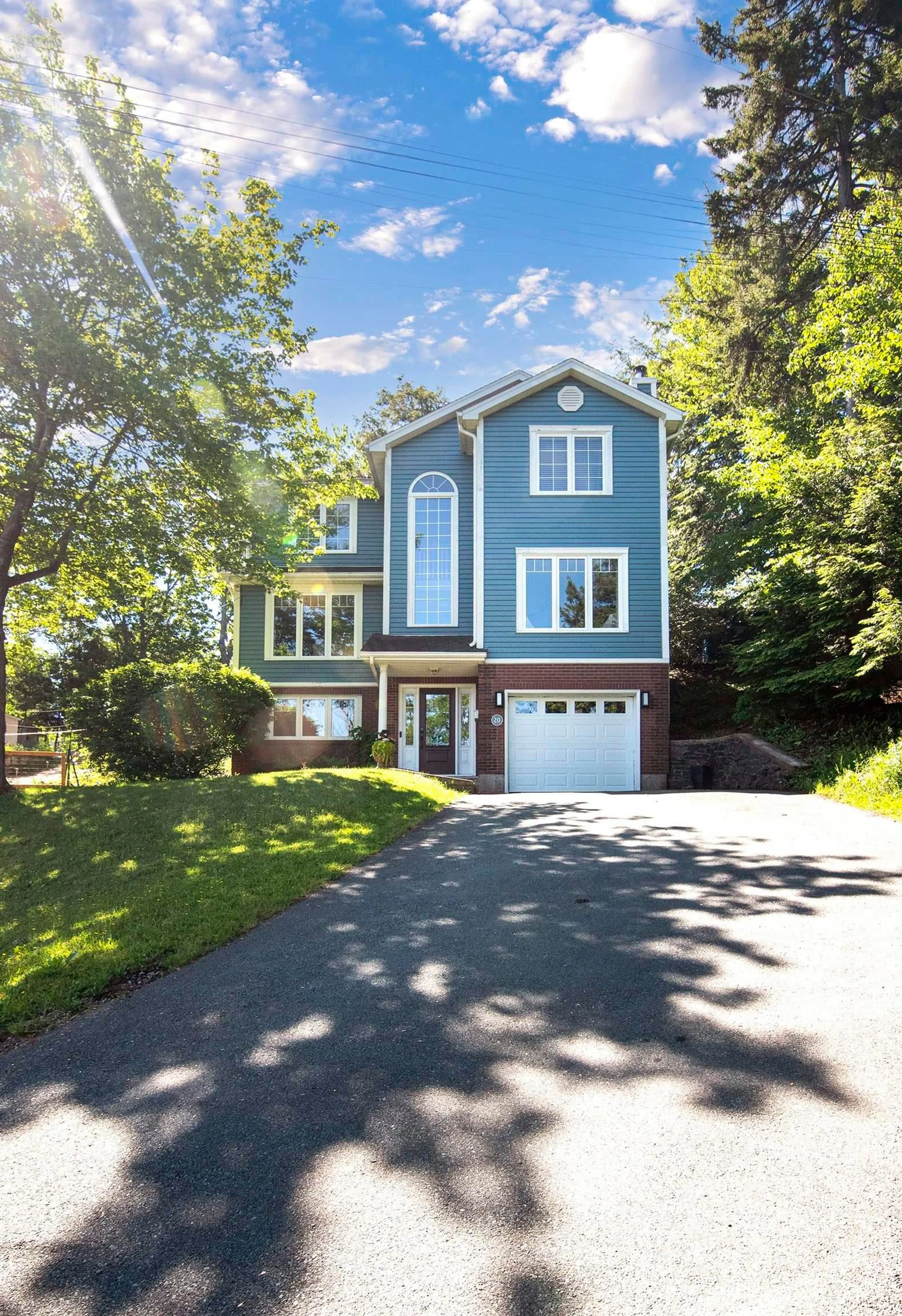 Home with vinyl exterior material, street for 20 Dickson Ave, Halifax Nova Scotia B3M 2W3