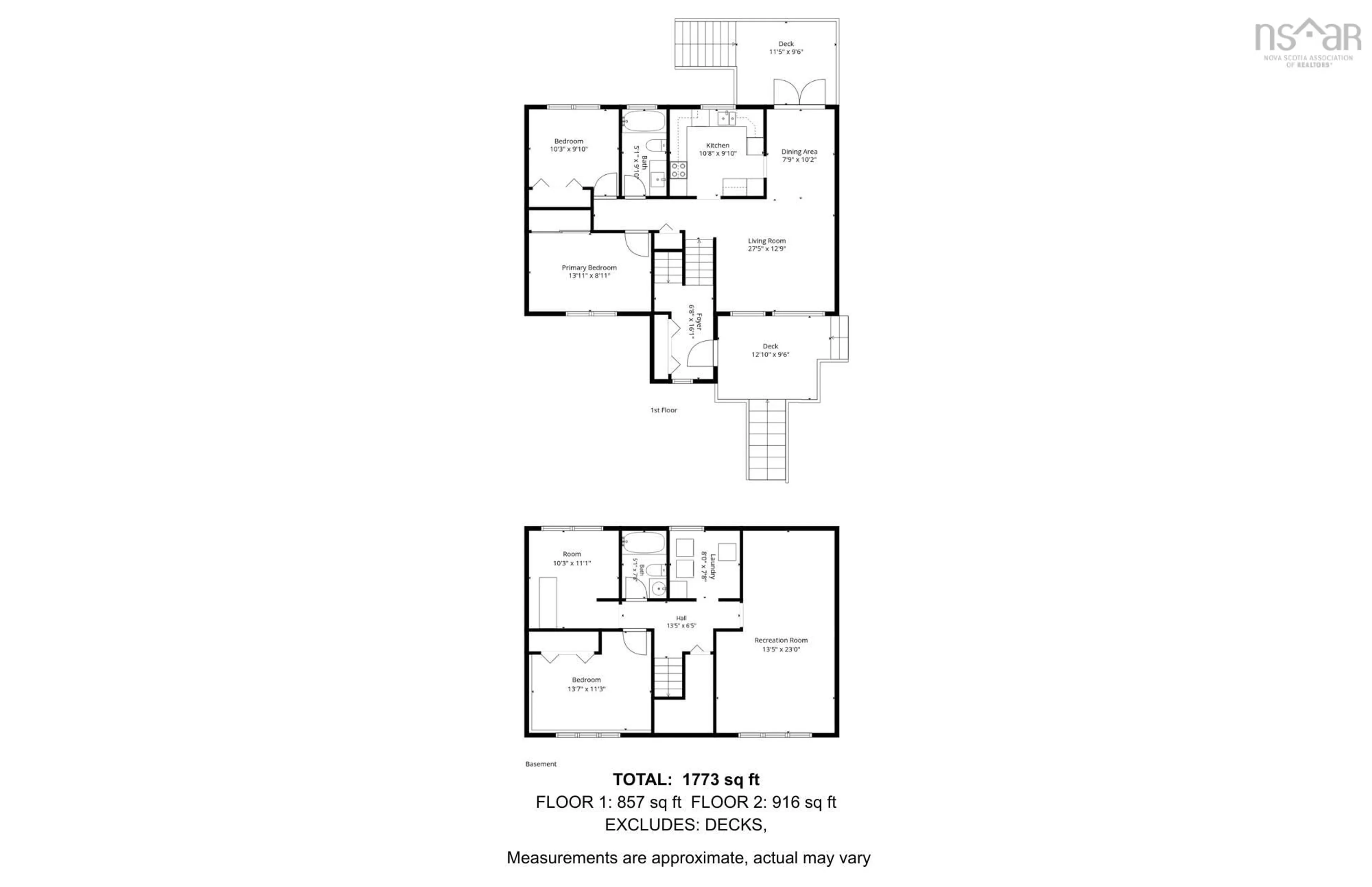 Floor plan for 1199 Antrim Rd, Carrolls Corner Nova Scotia B0N 1Y0