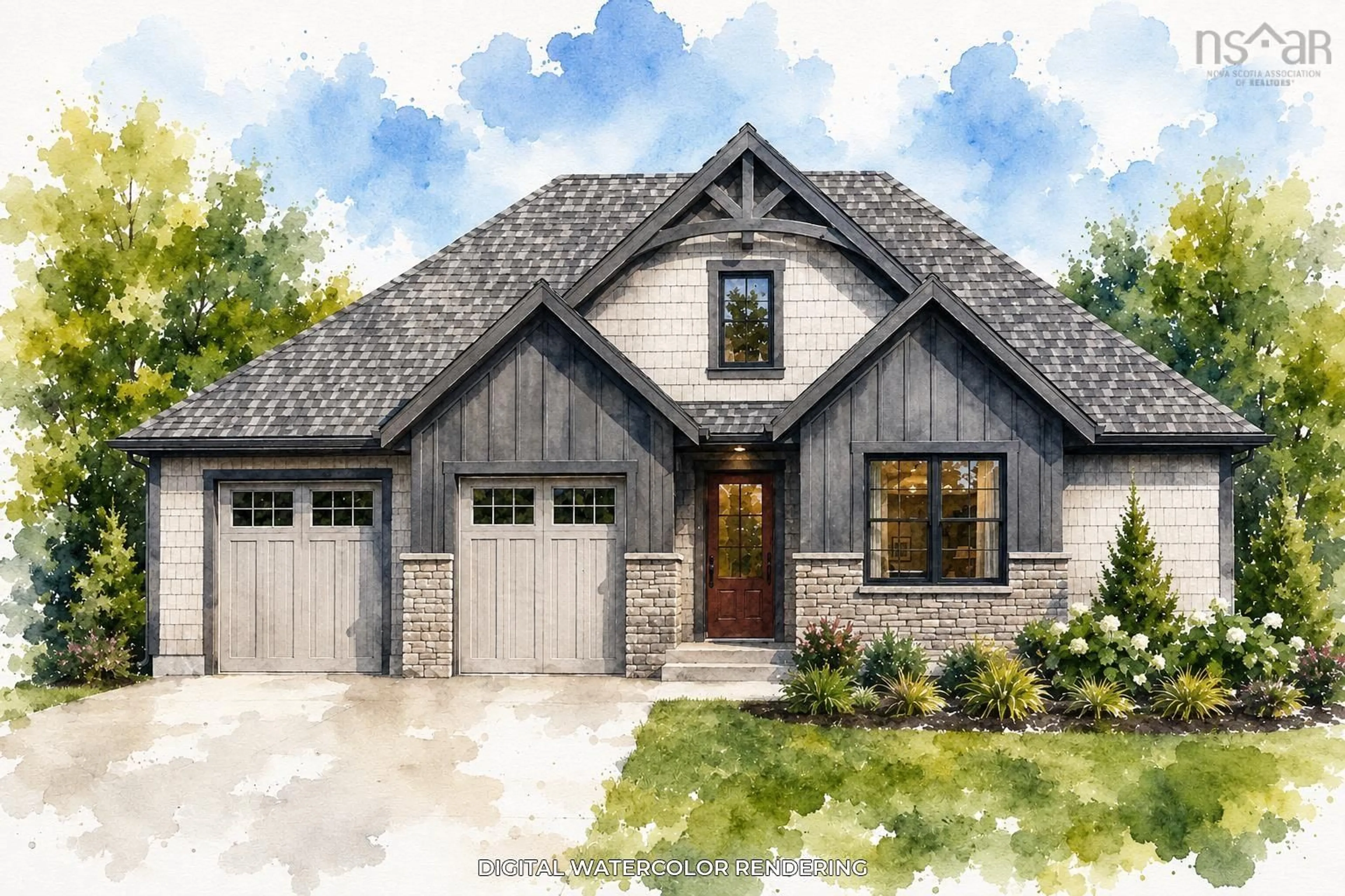 Home with brick exterior material, street for Rivercrest Lane #Lot 89, Greenwood Nova Scotia B0P 1R0