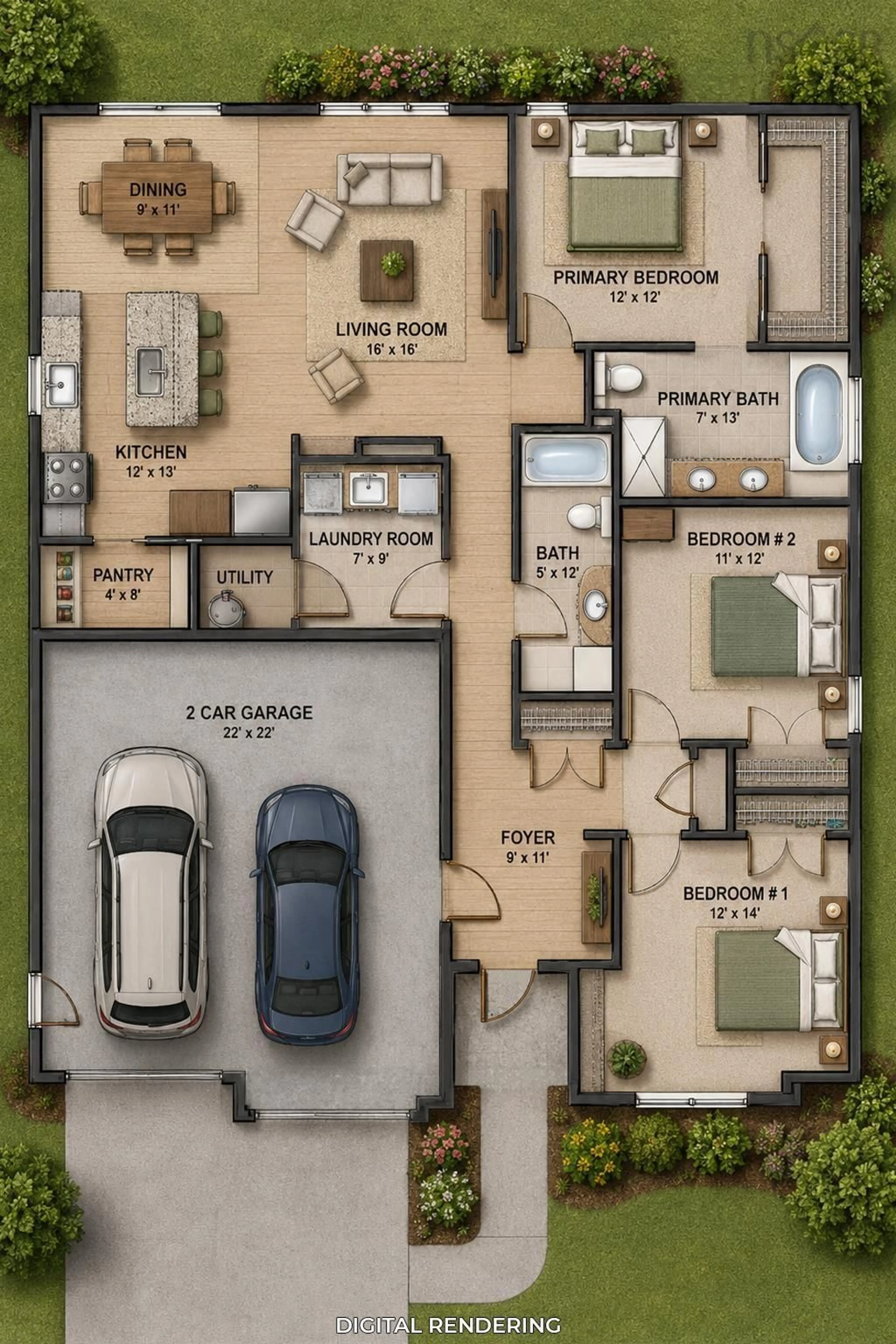 Floor plan for Rivercrest Lane #Lot 89, Greenwood Nova Scotia B0P 1R0