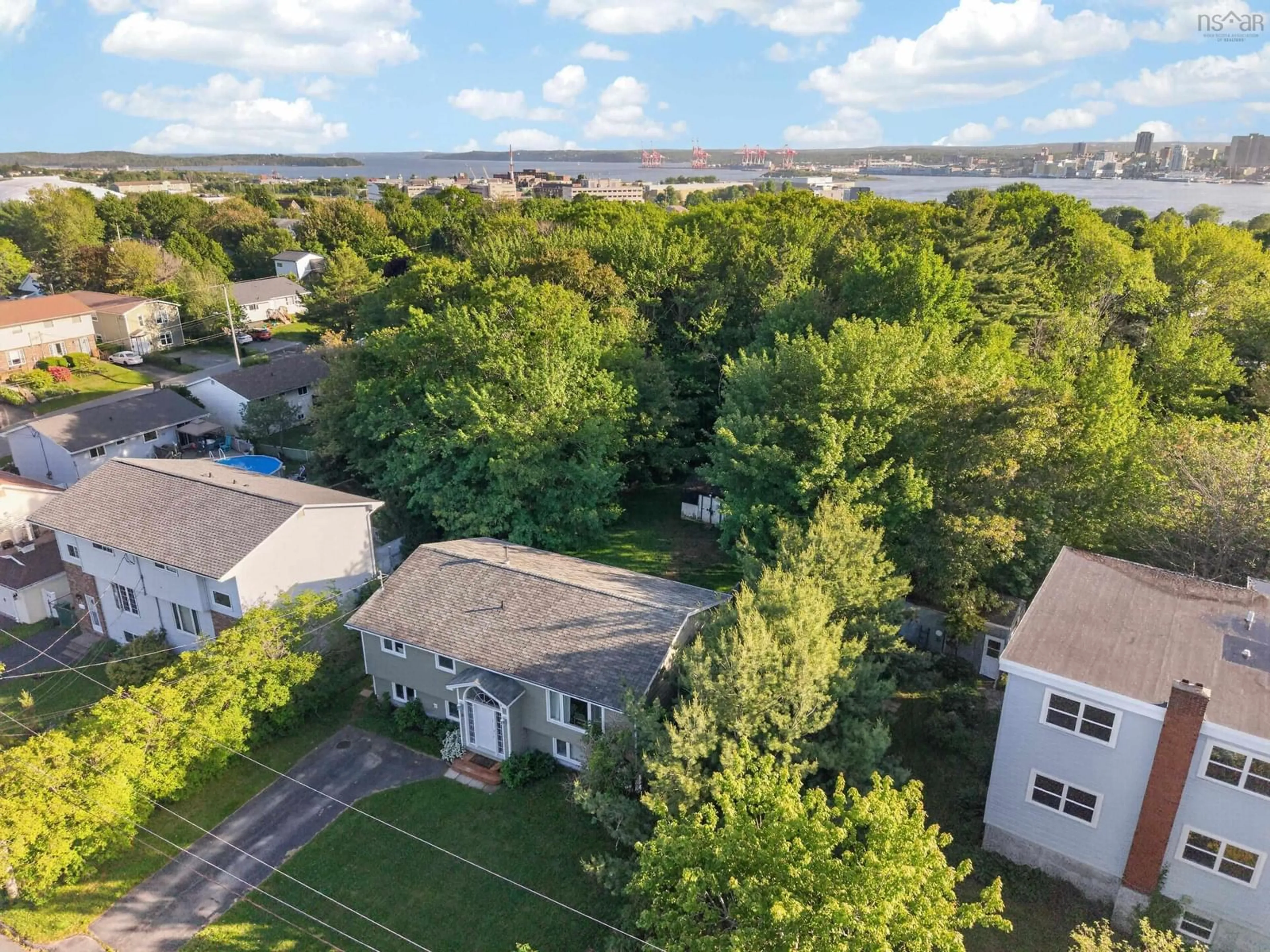 A pic from outside/outdoor area/front of a property/back of a property/a pic from drone, water/lake/river/ocean view for 2 Randall St, Dartmouth Nova Scotia B2Y 4K8