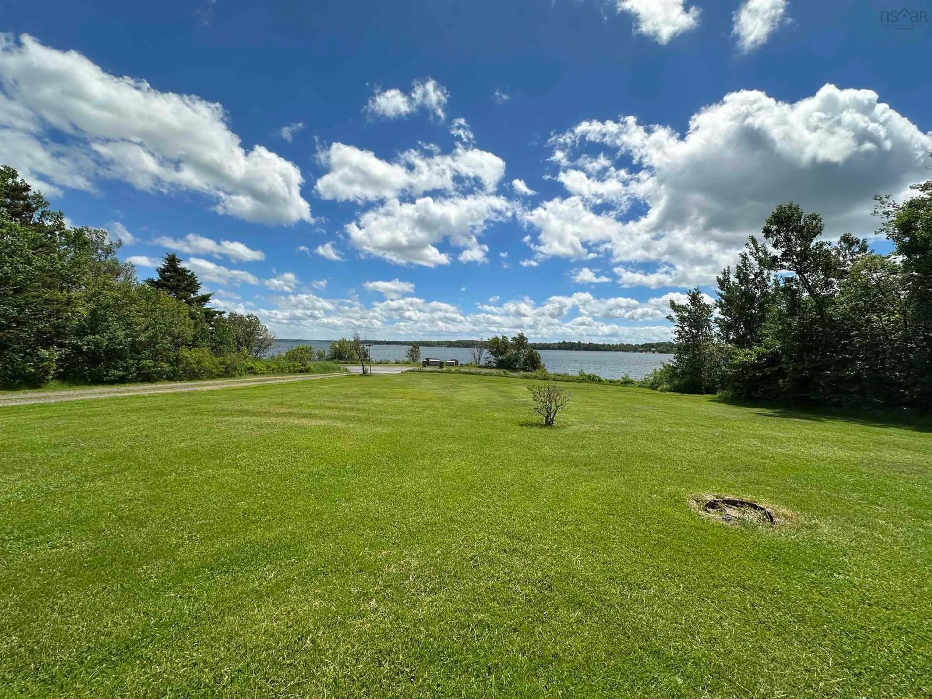 A pic from outside/outdoor area/front of a property/back of a property/a pic from drone, water/lake/river/ocean view for 9 Memory Lane, Caribou Island Nova Scotia B0K 1H0