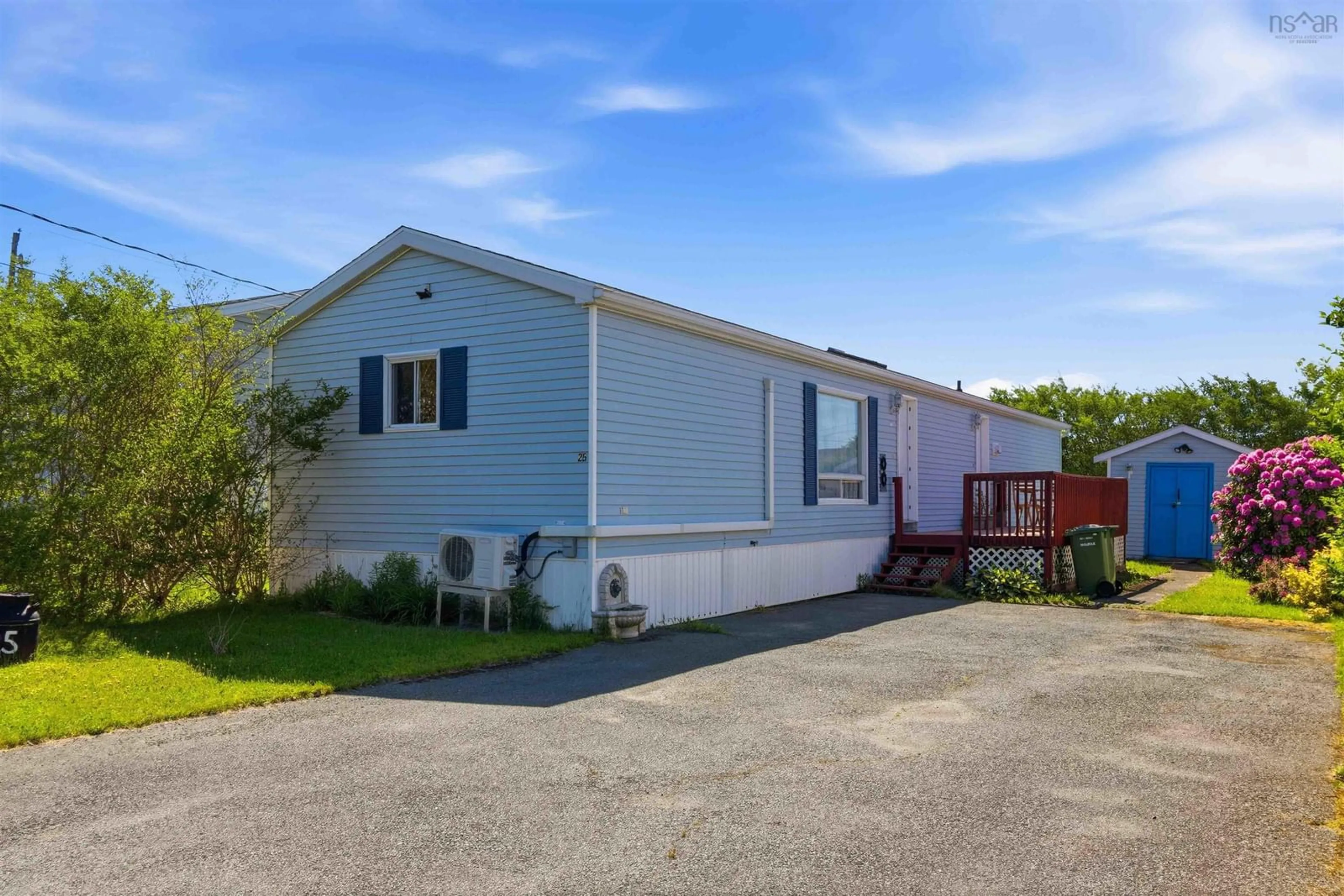 Home with vinyl exterior material, street for 25 Juniper Cres, Eastern Passage Nova Scotia B3G 1M1