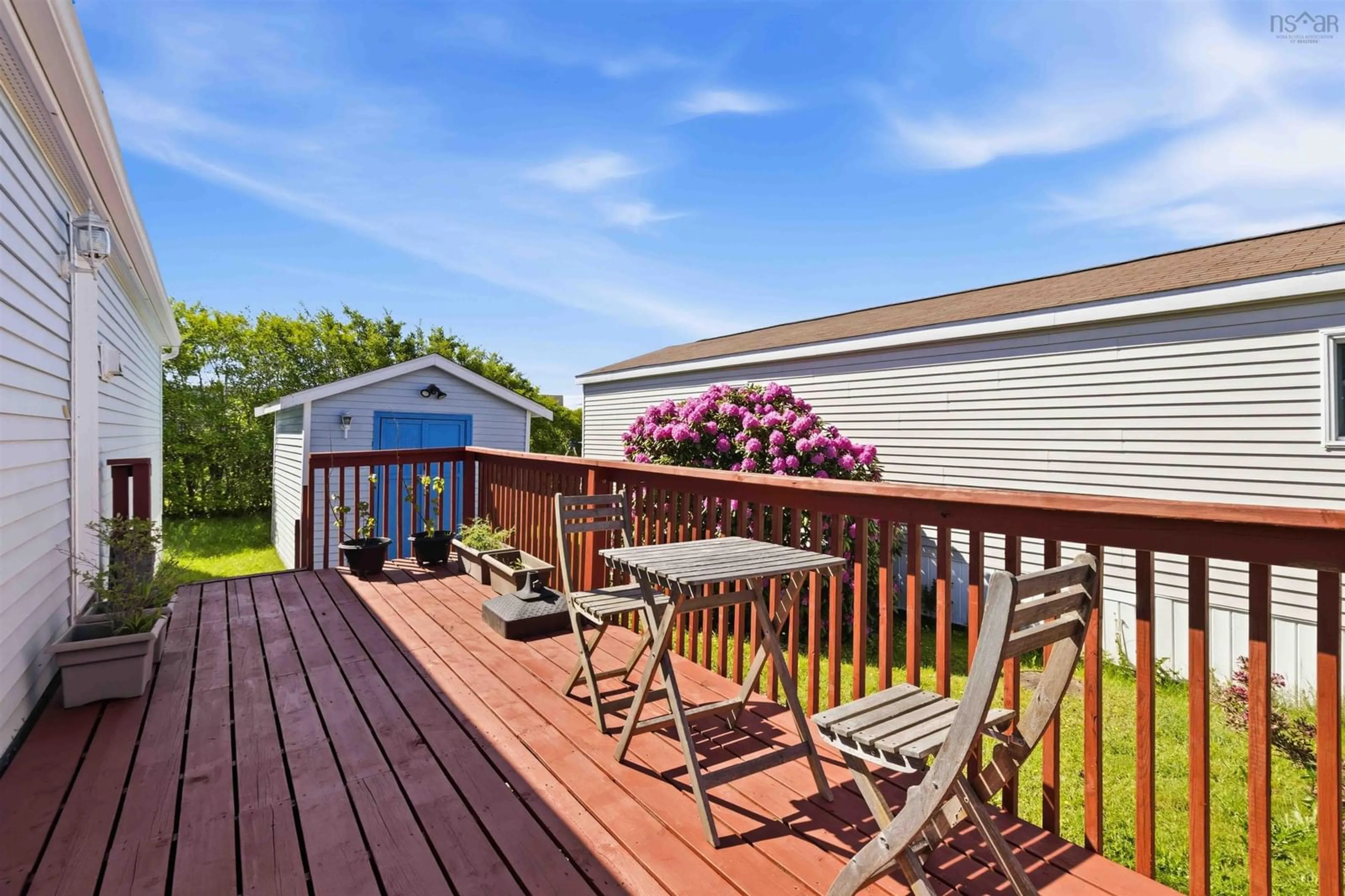 Patio, water/lake/river/ocean view for 25 Juniper Cres, Eastern Passage Nova Scotia B3G 1M1