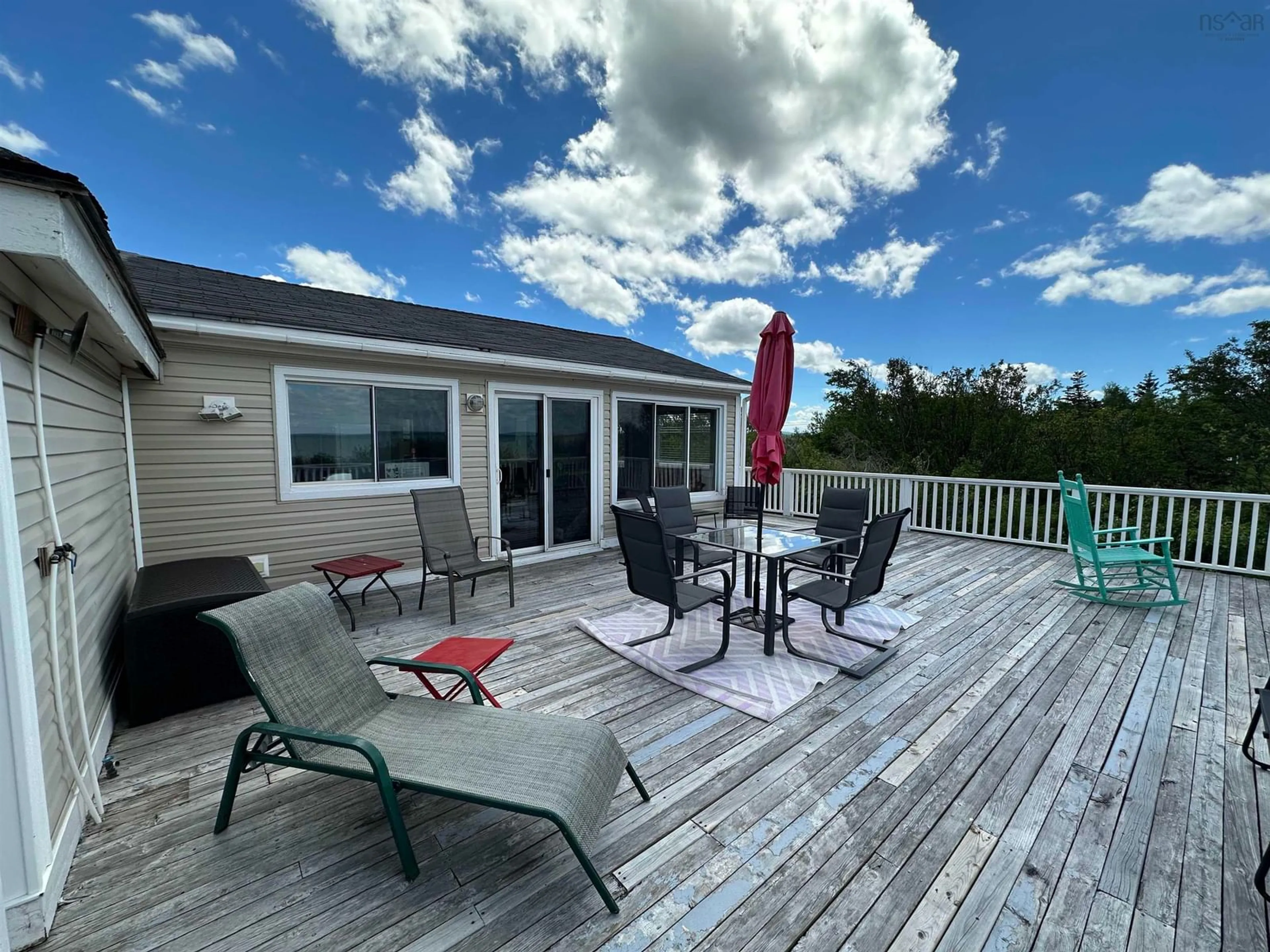 Patio, water/lake/river/ocean view for 15 Memory Lane, Caribou Island Nova Scotia B0K 1H0