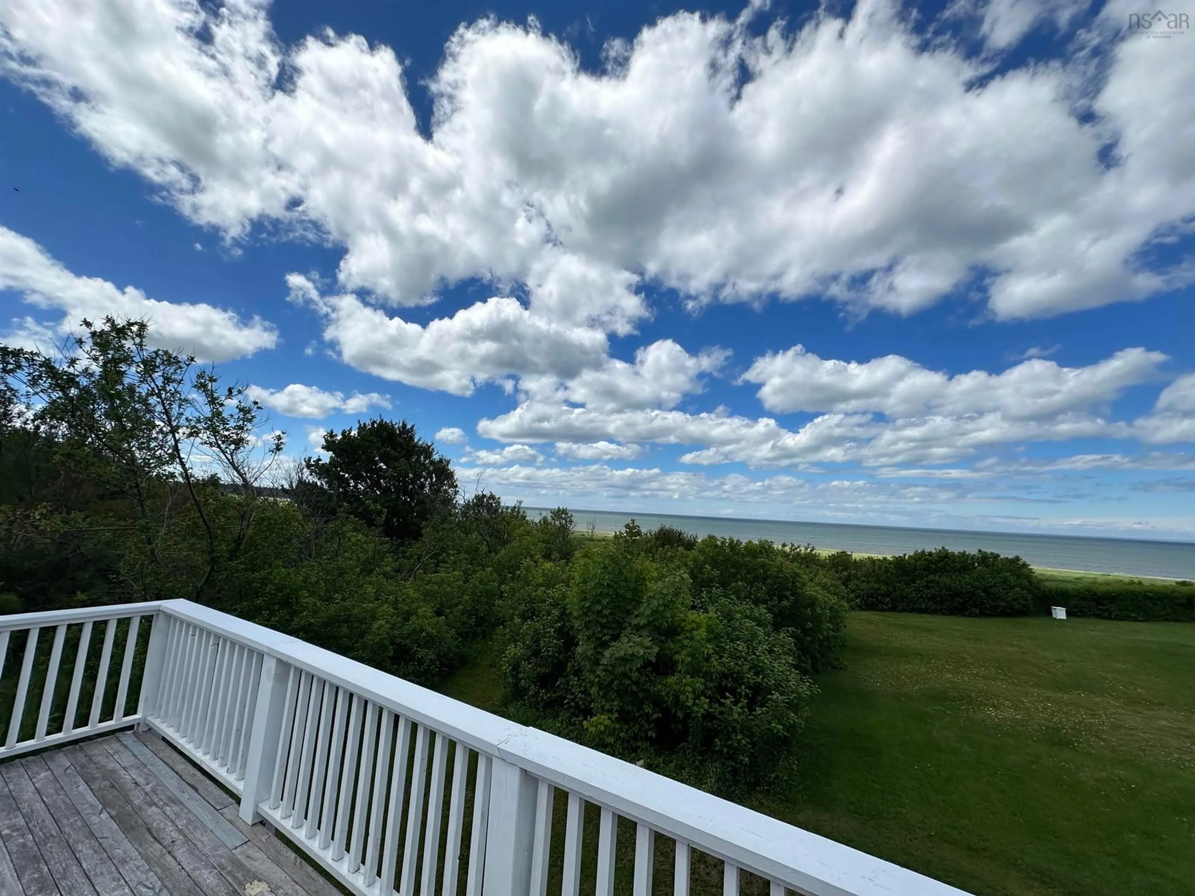 A pic from outside/outdoor area/front of a property/back of a property/a pic from drone, water/lake/river/ocean view for 15 Memory Lane, Caribou Island Nova Scotia B0K 1H0