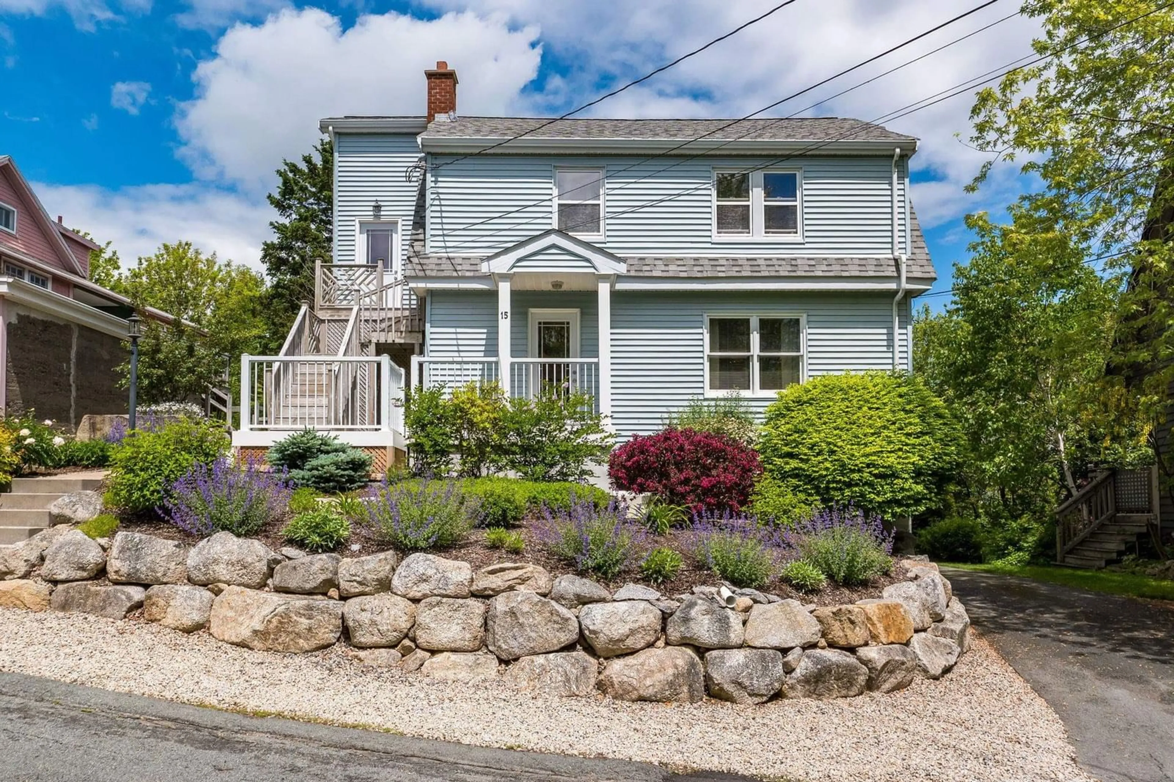 Home with vinyl exterior material, street for 15 Idlewylde Rd, Halifax Nova Scotia B3N 1B8