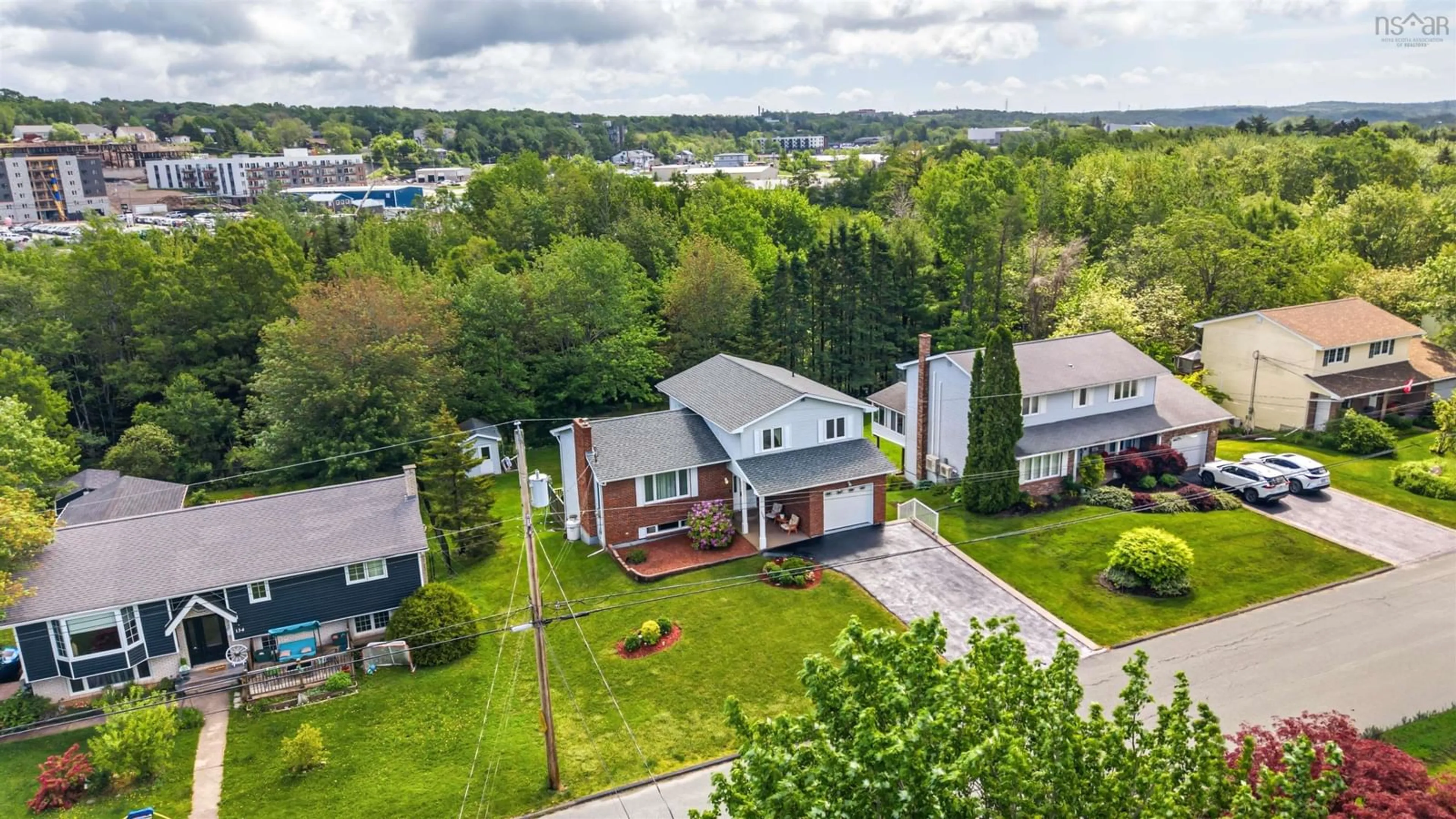 A pic from outside/outdoor area/front of a property/back of a property/a pic from drone, unknown for 138 Hallmark Ave, Lower Sackville Nova Scotia B4C 3R4