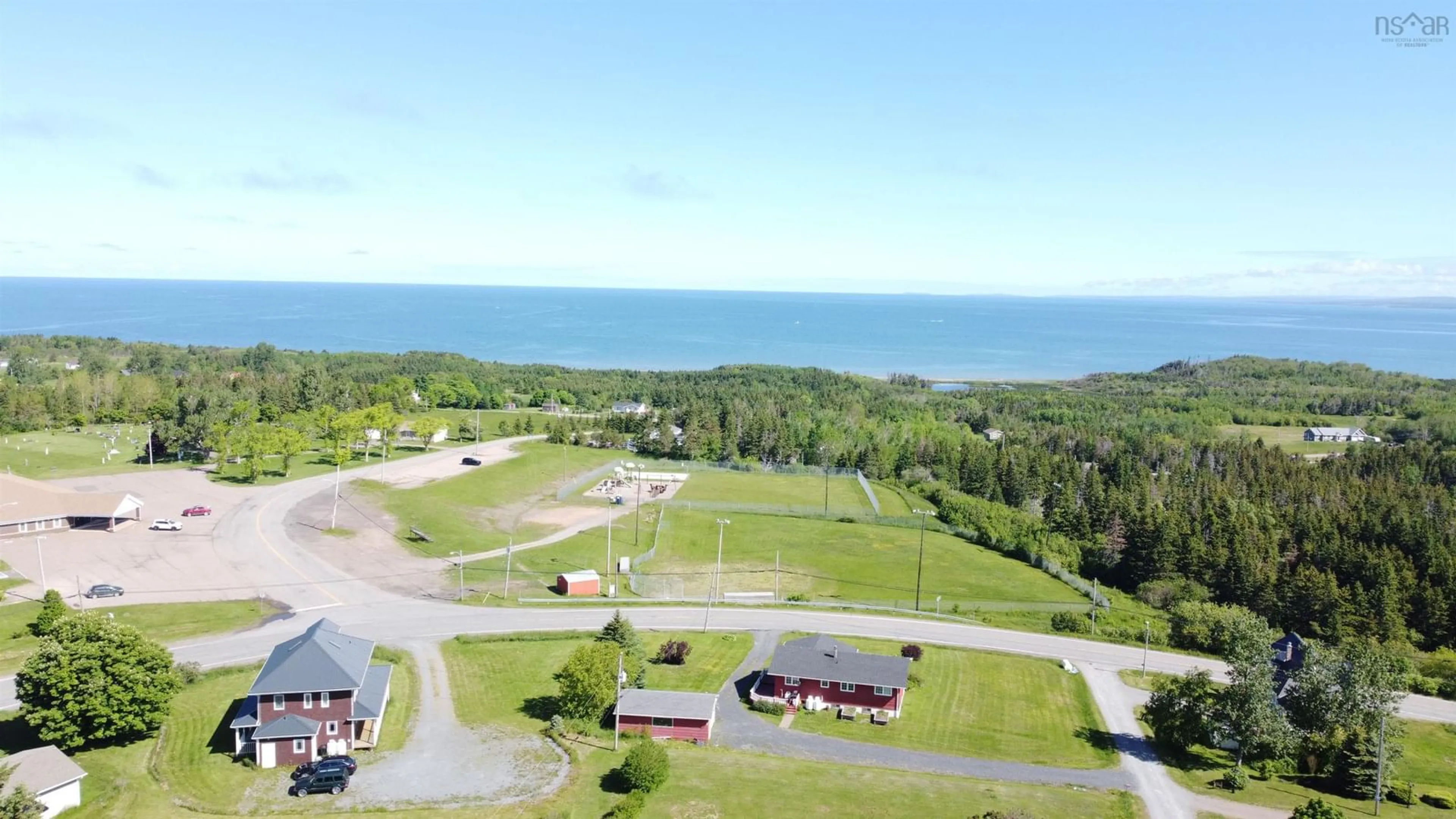 A pic from outside/outdoor area/front of a property/back of a property/a pic from drone, water/lake/river/ocean view for 12420 Highway 4, Havre Boucher, Havre Boucher Nova Scotia B0H 1P0