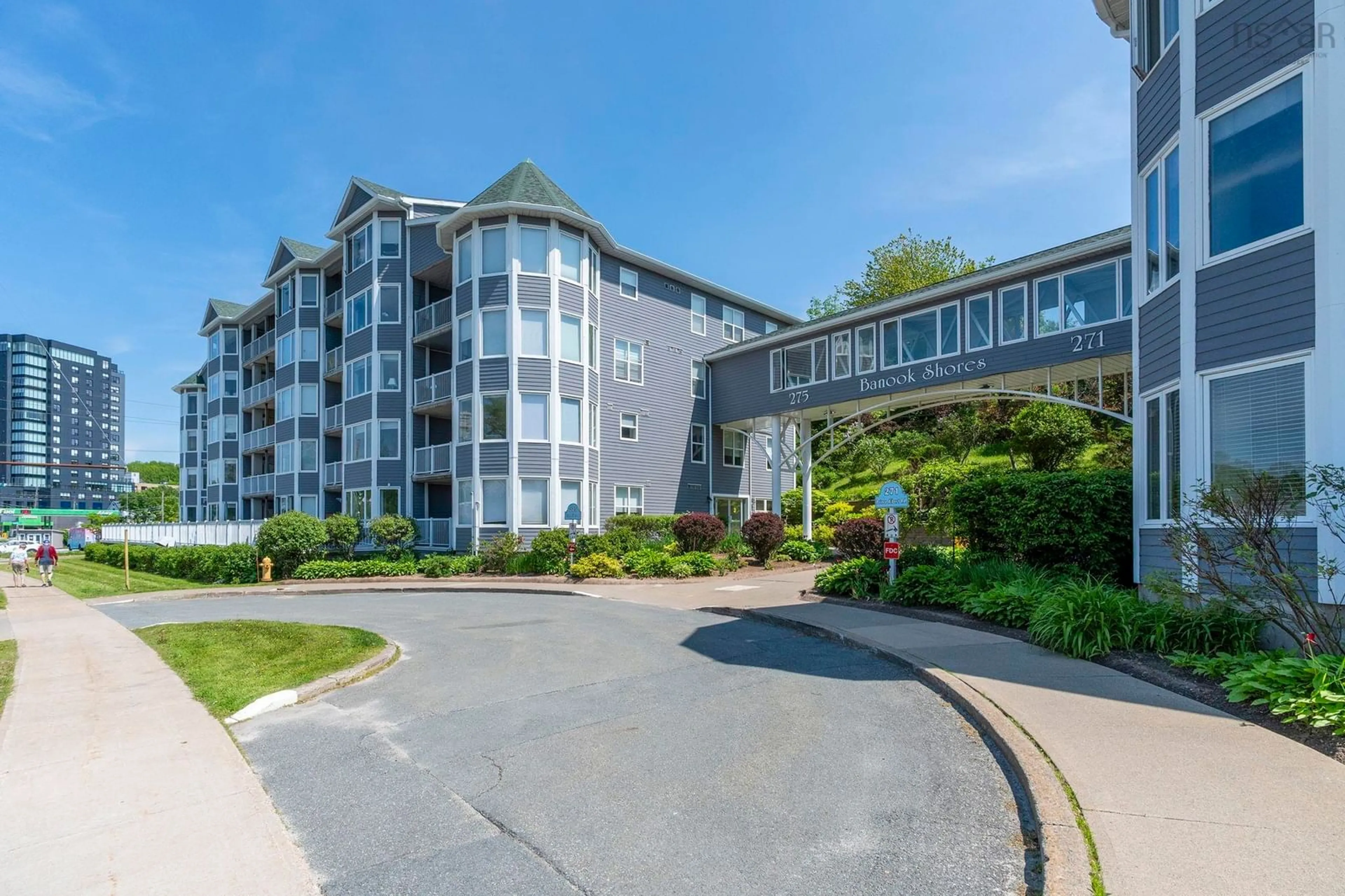 A pic from outside/outdoor area/front of a property/back of a property/a pic from drone, water/lake/river/ocean view for 275 Prince Arthur Rd #111, Dartmouth Nova Scotia B2Y 1M9