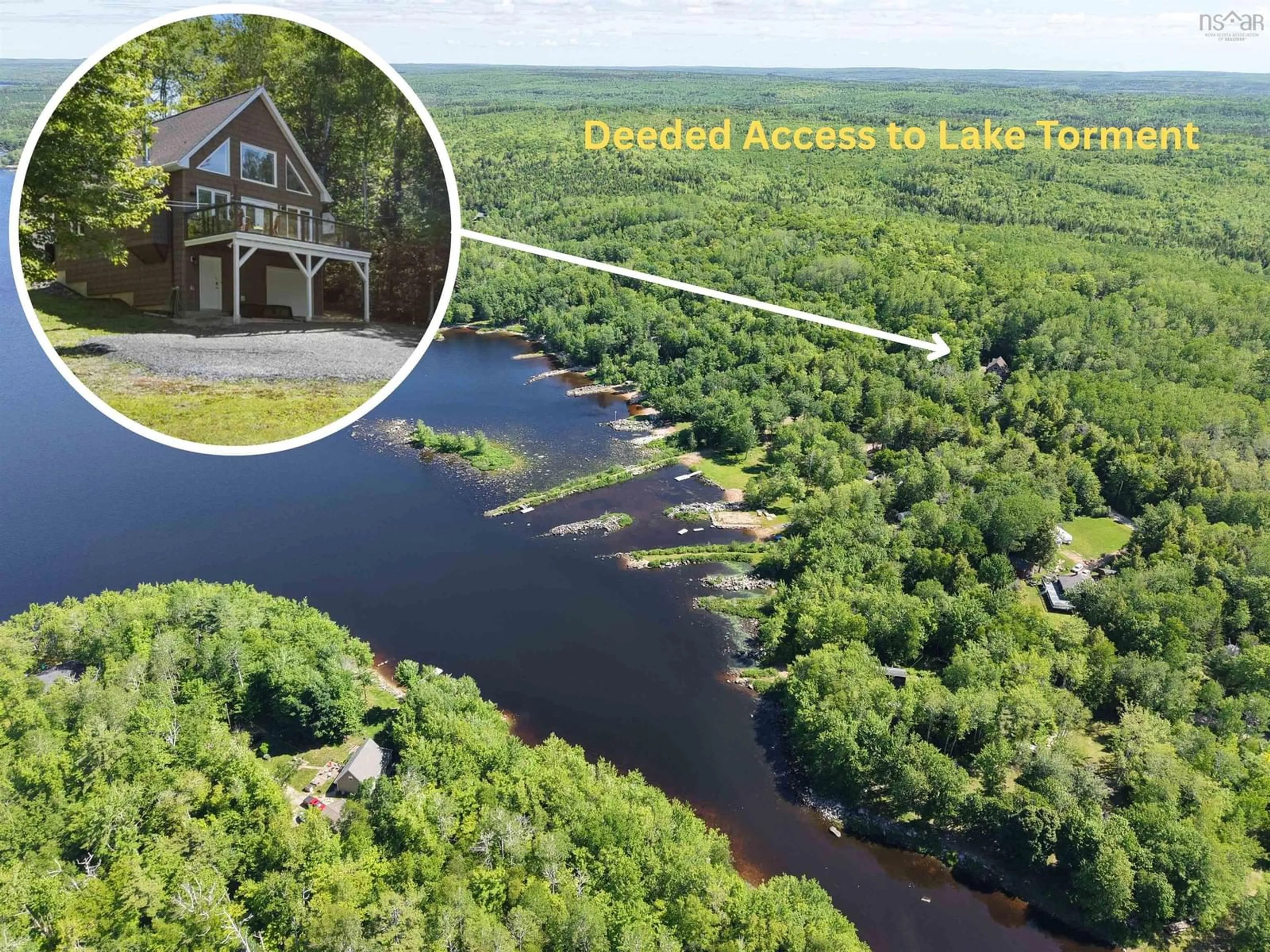A pic from outside/outdoor area/front of a property/back of a property/a pic from drone, water/lake/river/ocean view for 182 Falkenham Rd, East Dalhousie Nova Scotia B0R 1H0