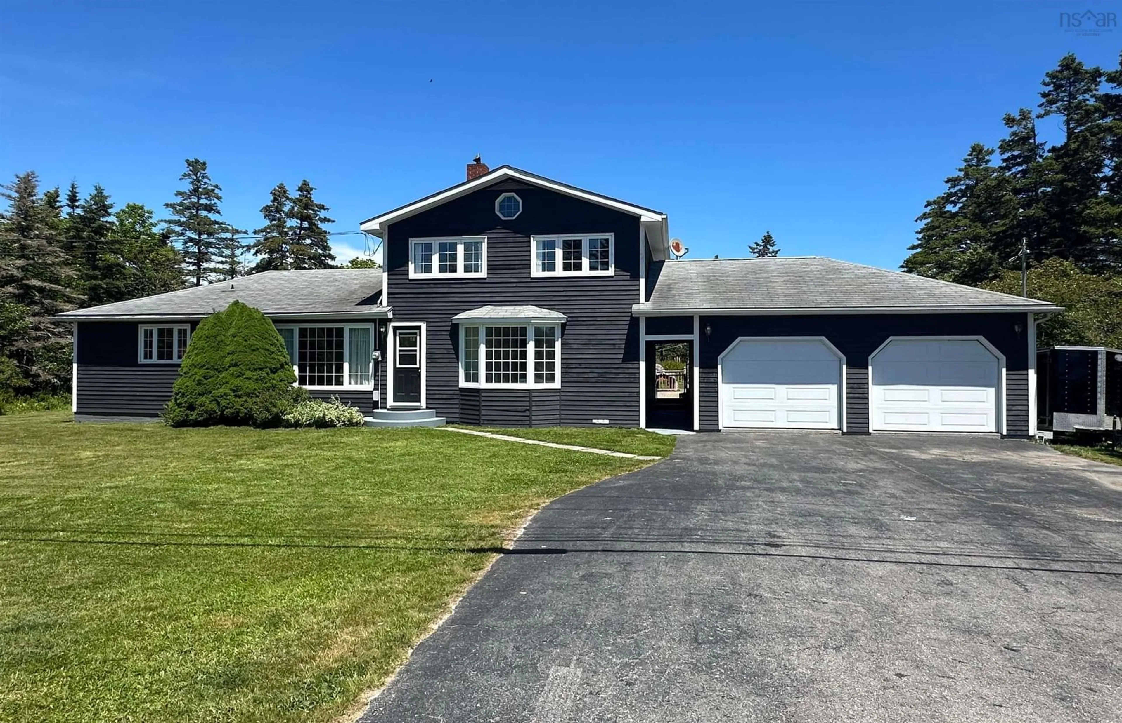 Home with vinyl exterior material, street for 643 Stoney Island Rd, Clam Point Nova Scotia B0W 1N0