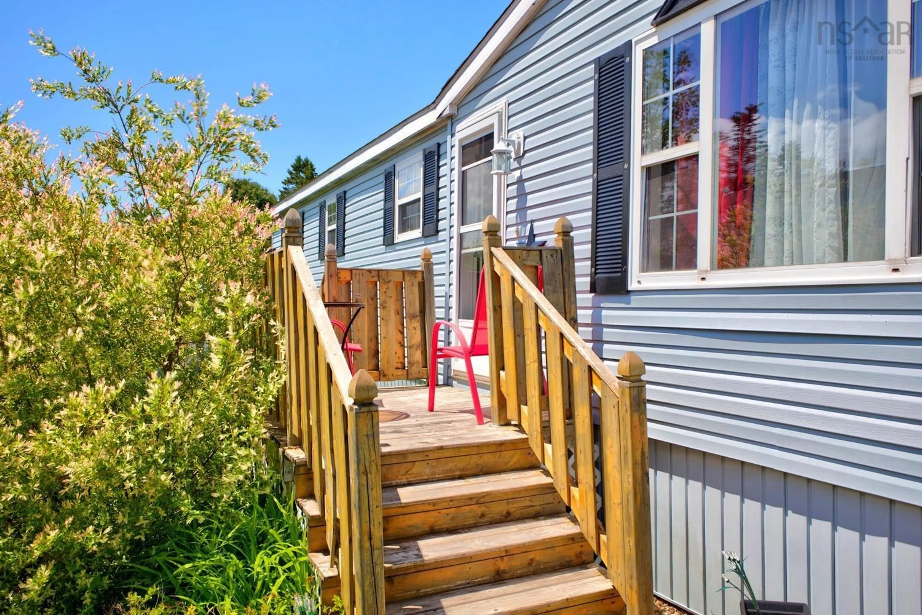 Patio, street for 20 College Crt, Bible Hill Nova Scotia B2N 7G7