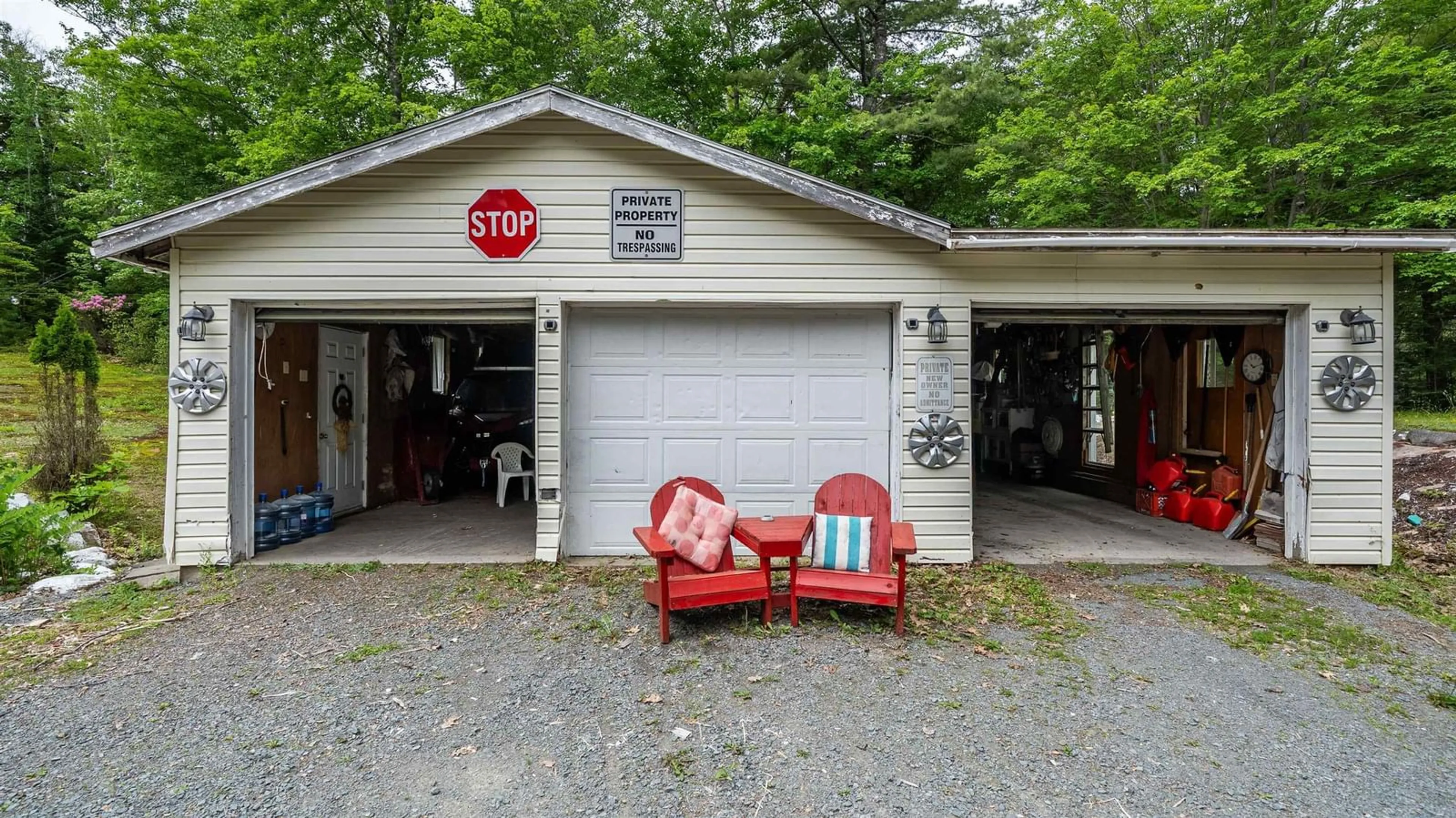 Indoor garage for 70 Station Rd, Kinsac Nova Scotia B4G 1C8