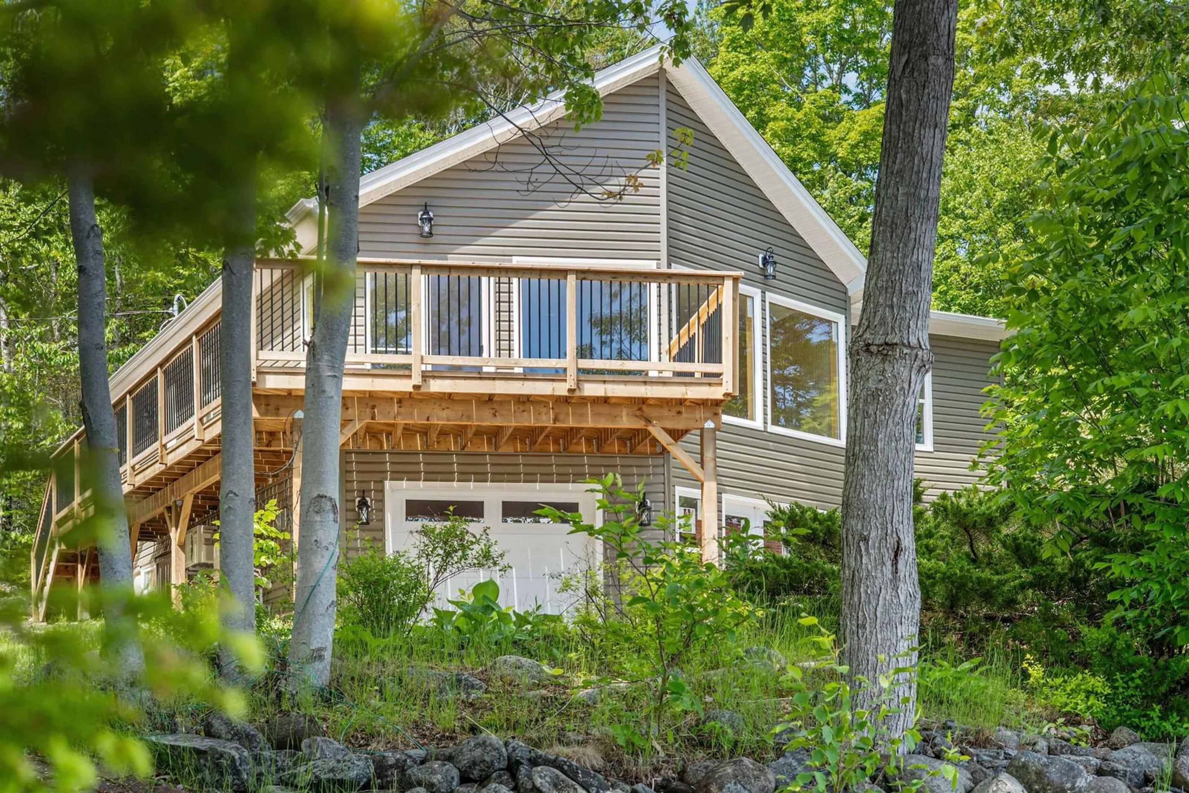 Home with vinyl exterior material, water/lake/river/ocean view for 372 Aulenback Point Rd, Sweetland Nova Scotia B0J 1E0