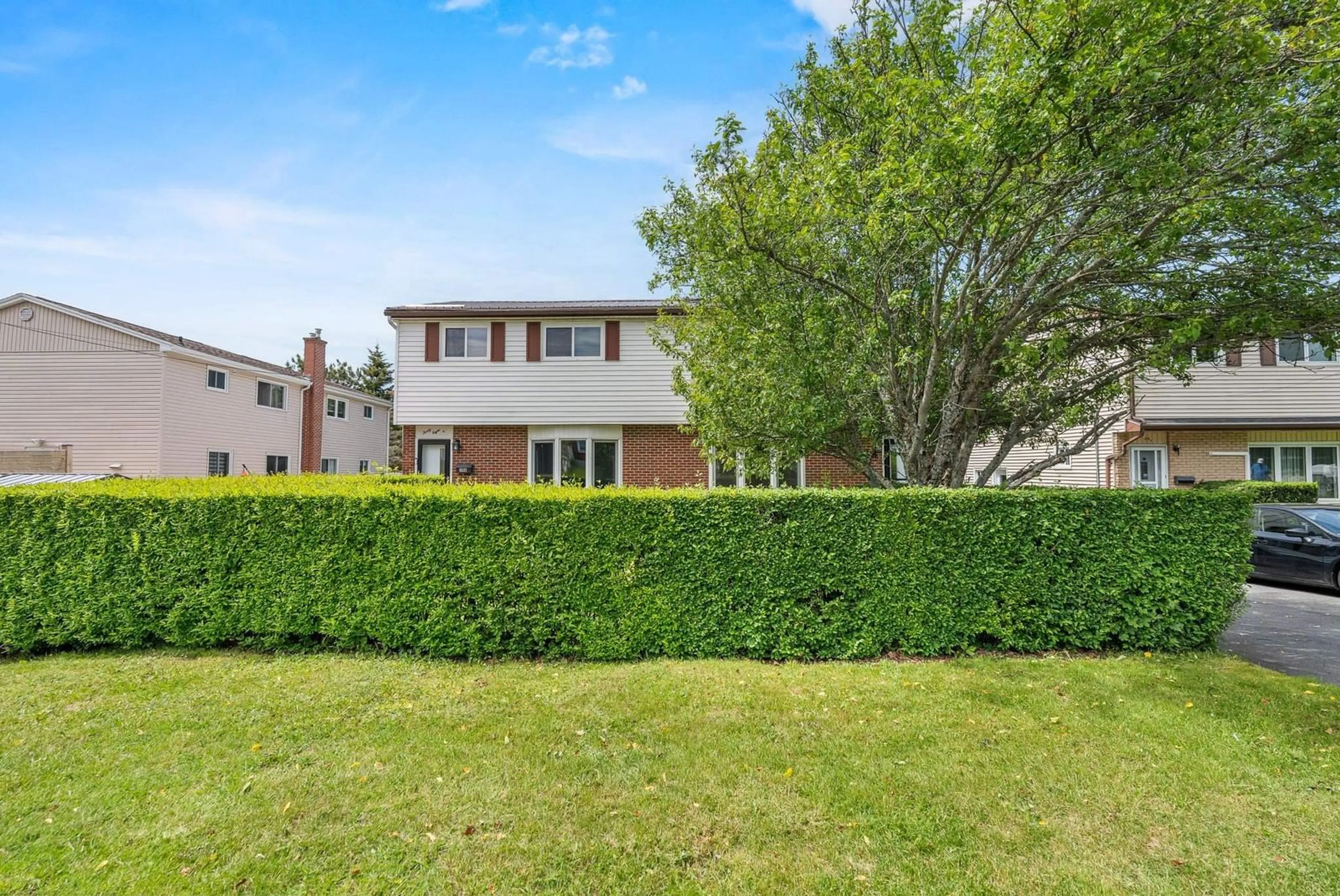 A pic from outside/outdoor area/front of a property/back of a property/a pic from drone, street for 38 Lucien Dr, Woodlawn Nova Scotia B2W 2H8