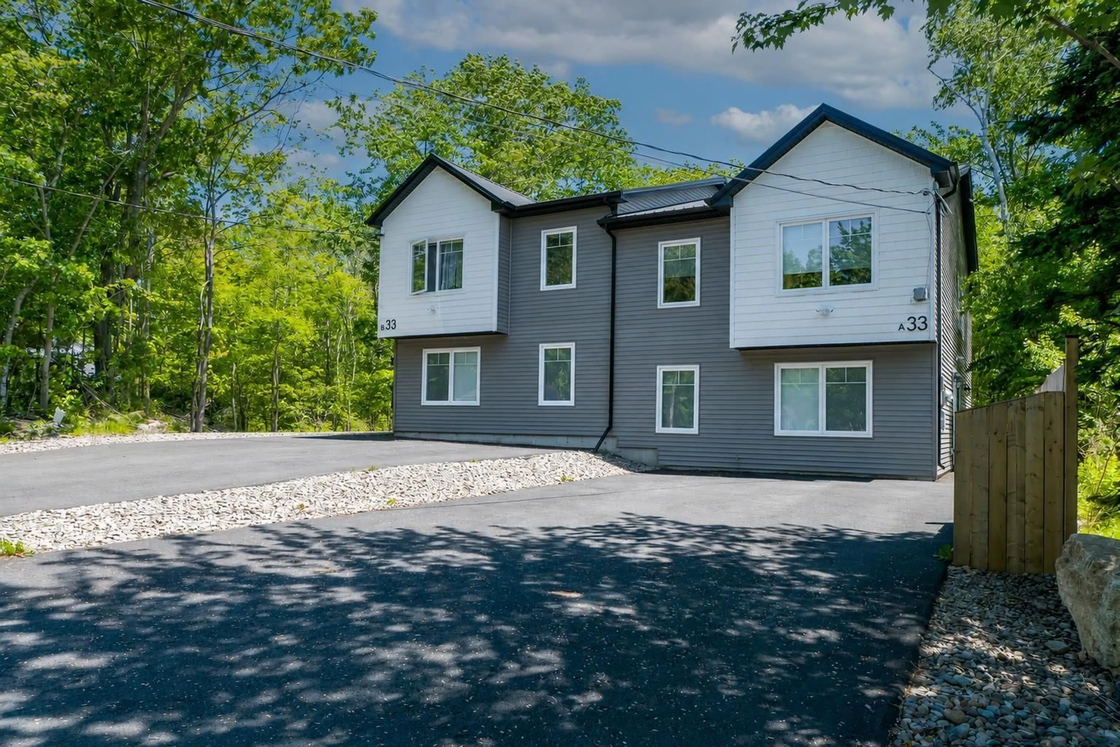 A pic from outside/outdoor area/front of a property/back of a property/a pic from drone, unknown for 33 Mcintosh St #A, Halifax Nova Scotia B3R 1G9