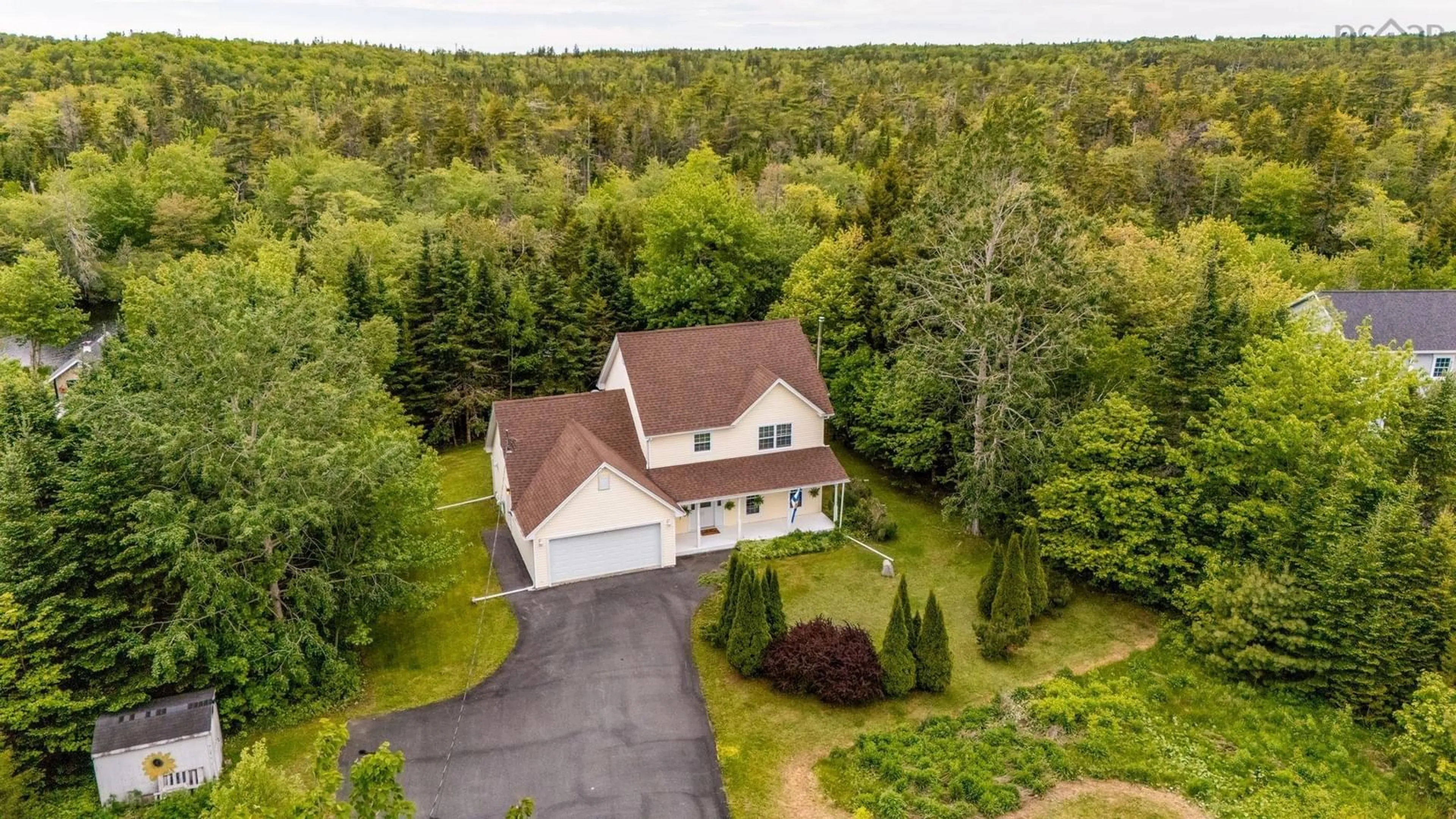 A pic from outside/outdoor area/front of a property/back of a property/a pic from drone, unknown for 101 Stoney Creek Dr, Mineville Nova Scotia B3Z 1T8