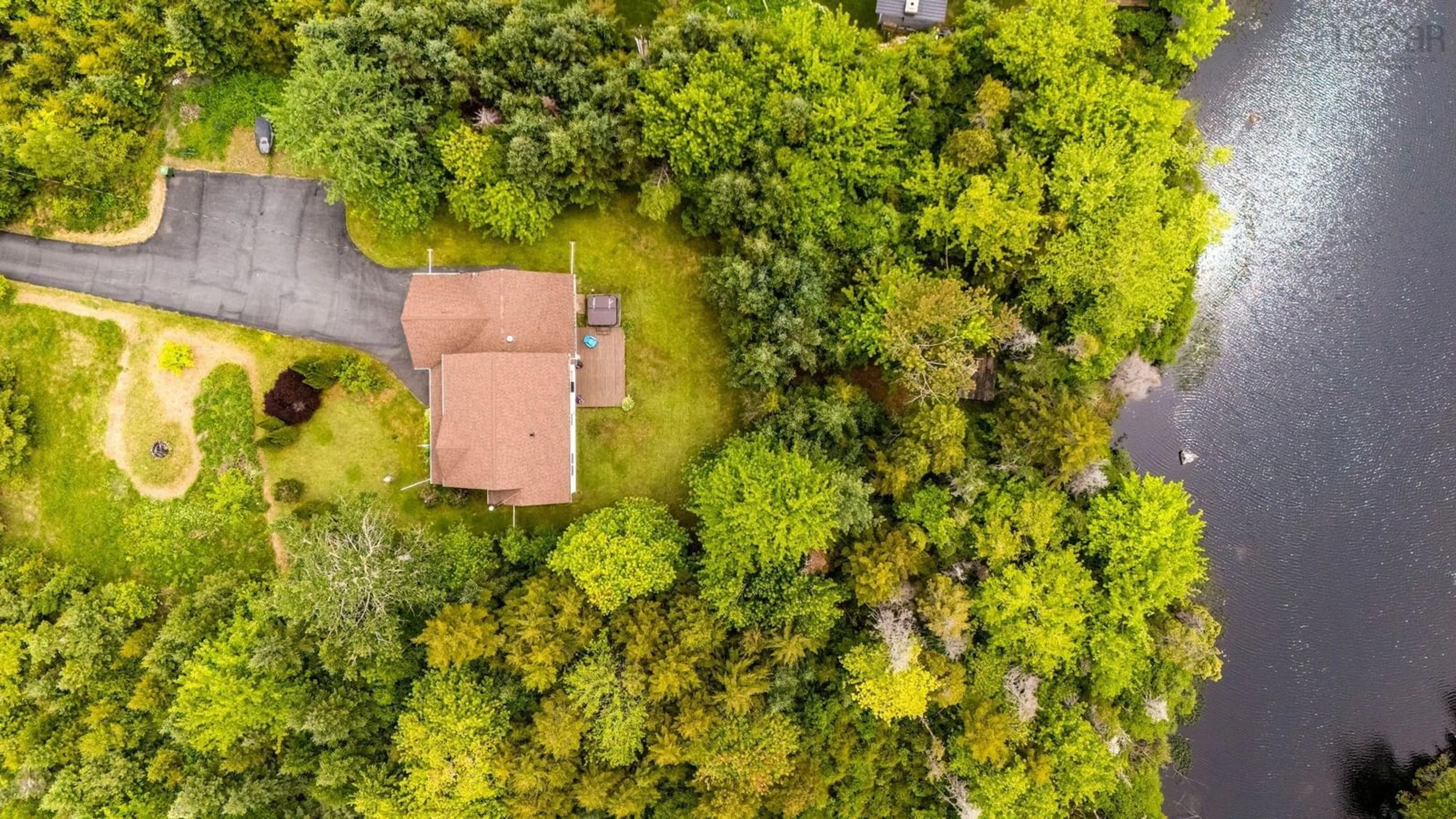 A pic from outside/outdoor area/front of a property/back of a property/a pic from drone, forest/trees view for 101 Stoney Creek Dr, Mineville Nova Scotia B3Z 1T8