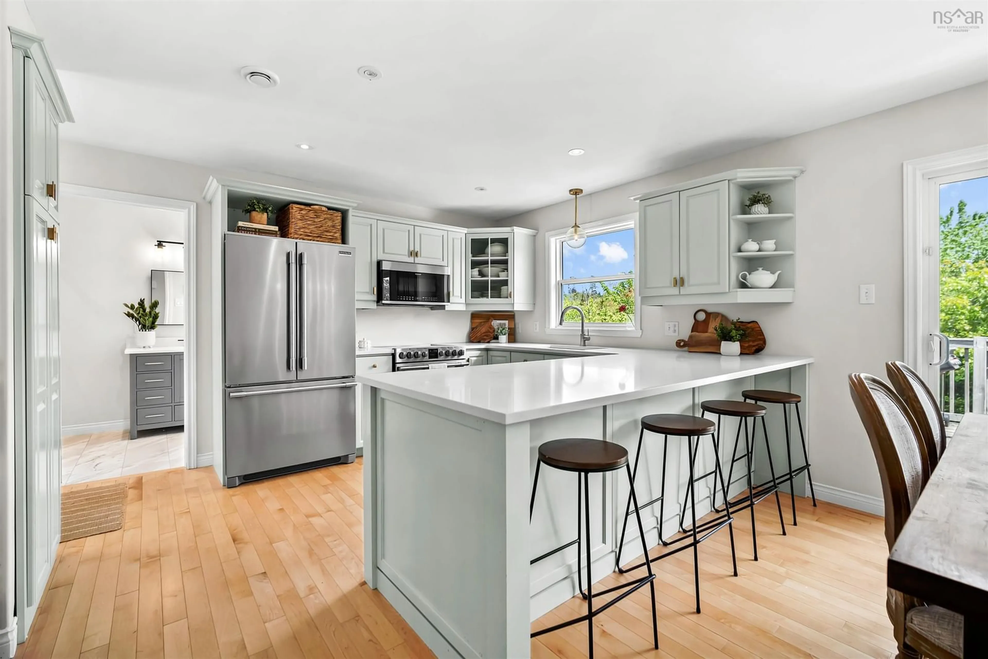 Open concept kitchen, ceramic/tile floor for 60 Elderberry Lane, Brookside Nova Scotia B3T 2L4