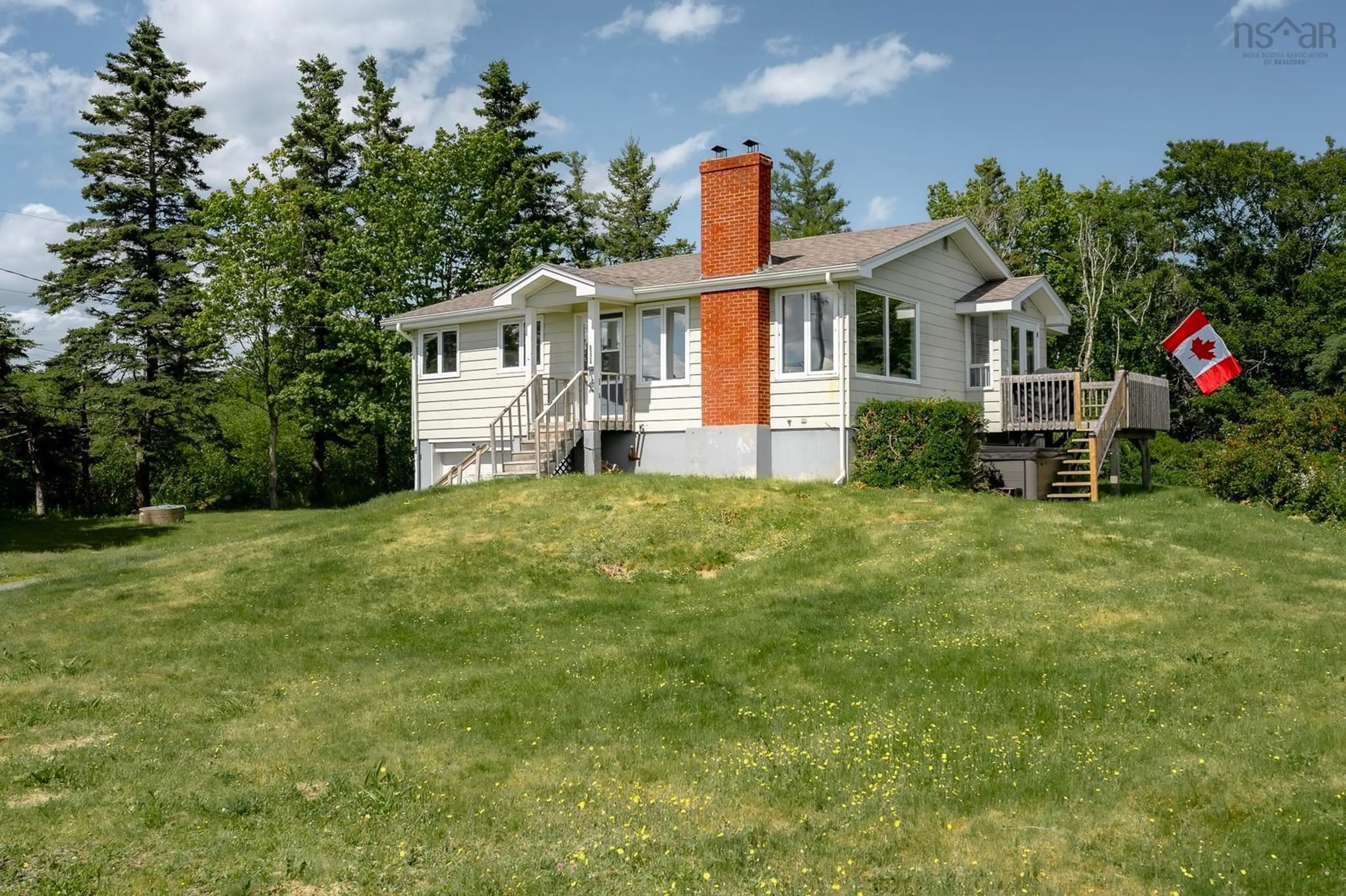 A pic from outside/outdoor area/front of a property/back of a property/a pic from drone, unknown for 5324 Highway 329, Blandford Nova Scotia B0J 1T0