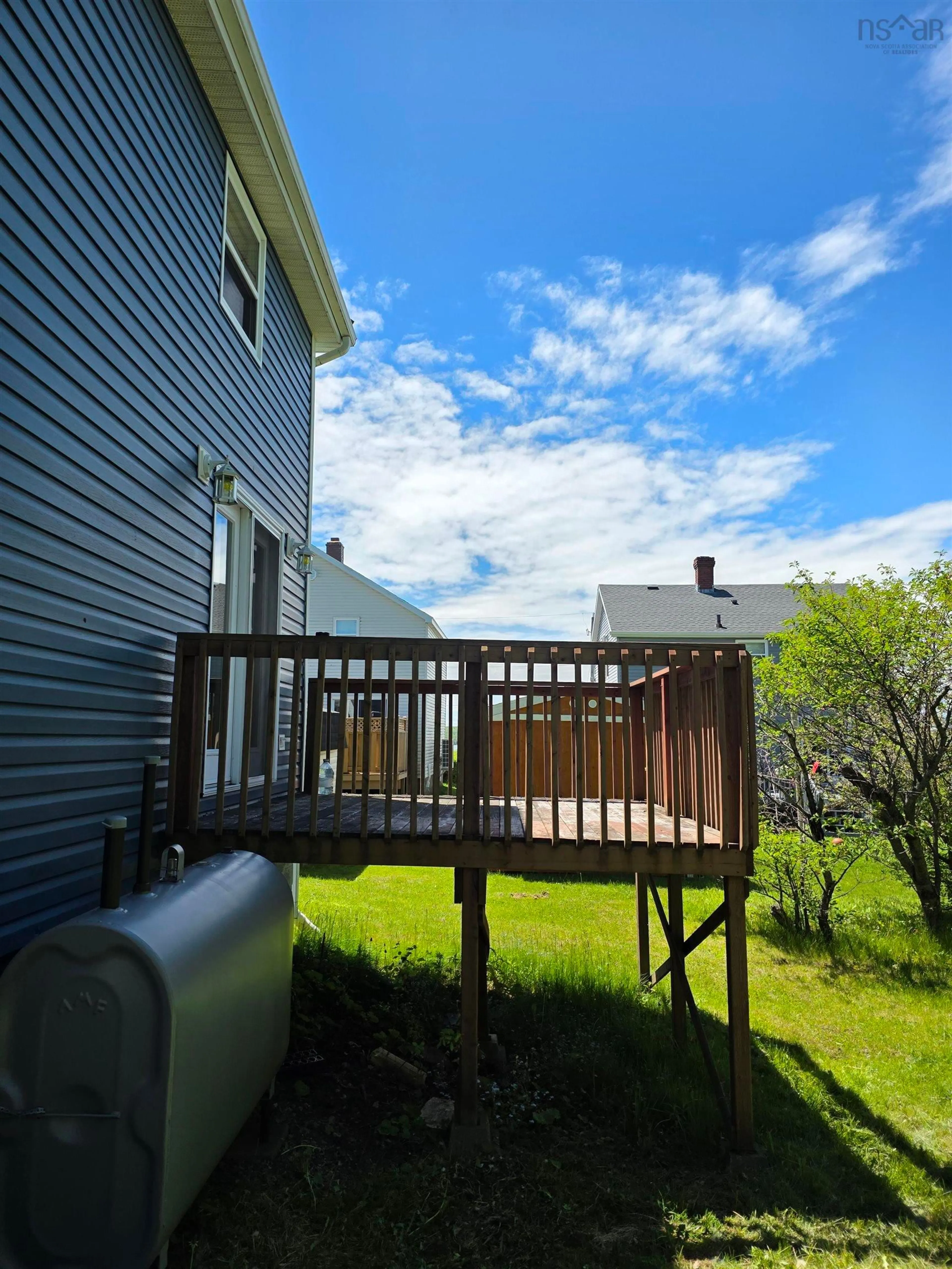 Patio, water/lake/river/ocean view for 73 Taylor St, Sydney Nova Scotia B1N 2W5