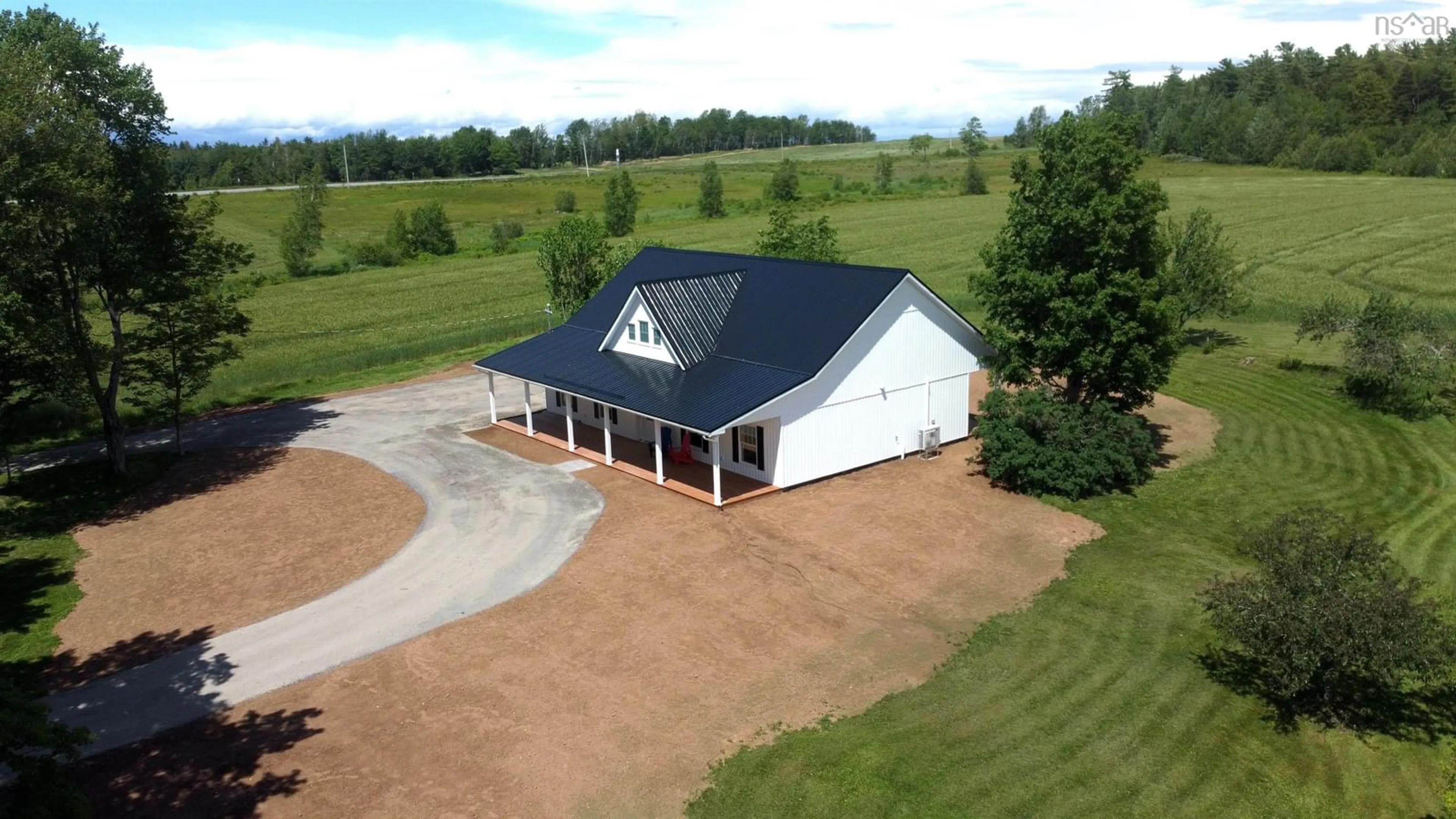 A pic from outside/outdoor area/front of a property/back of a property/a pic from drone, building for 1878 Highway 202 Hwy, Gore Nova Scotia B0N 1P0