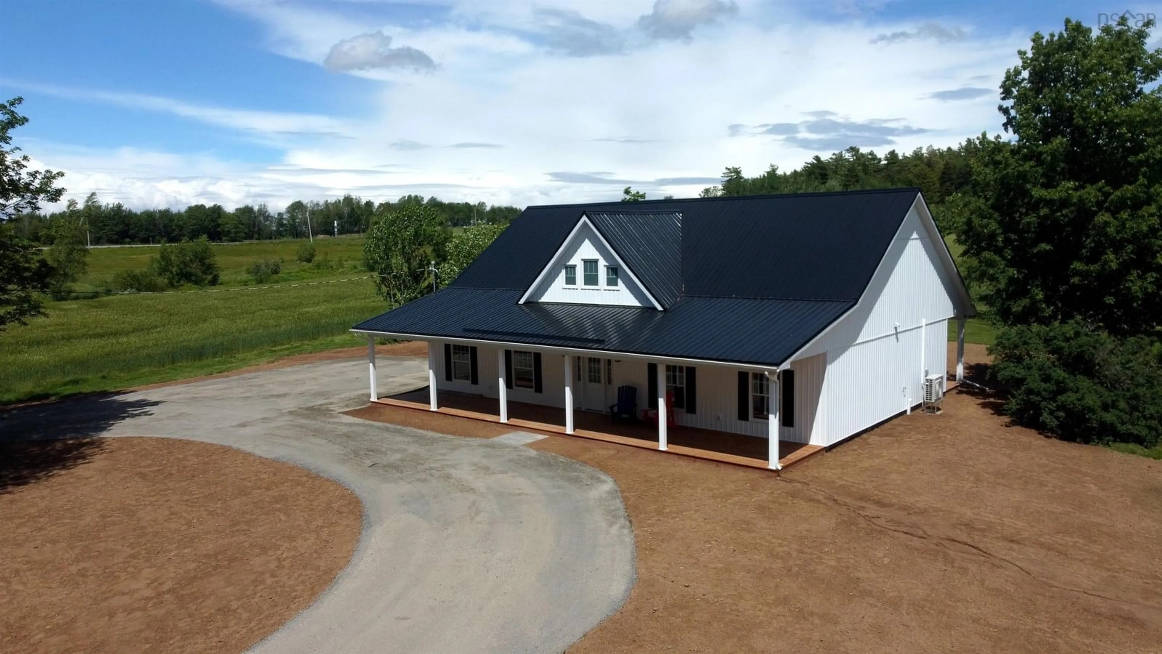 A pic from outside/outdoor area/front of a property/back of a property/a pic from drone, building for 1878 Highway 202 Hwy, Gore Nova Scotia B0N 1P0