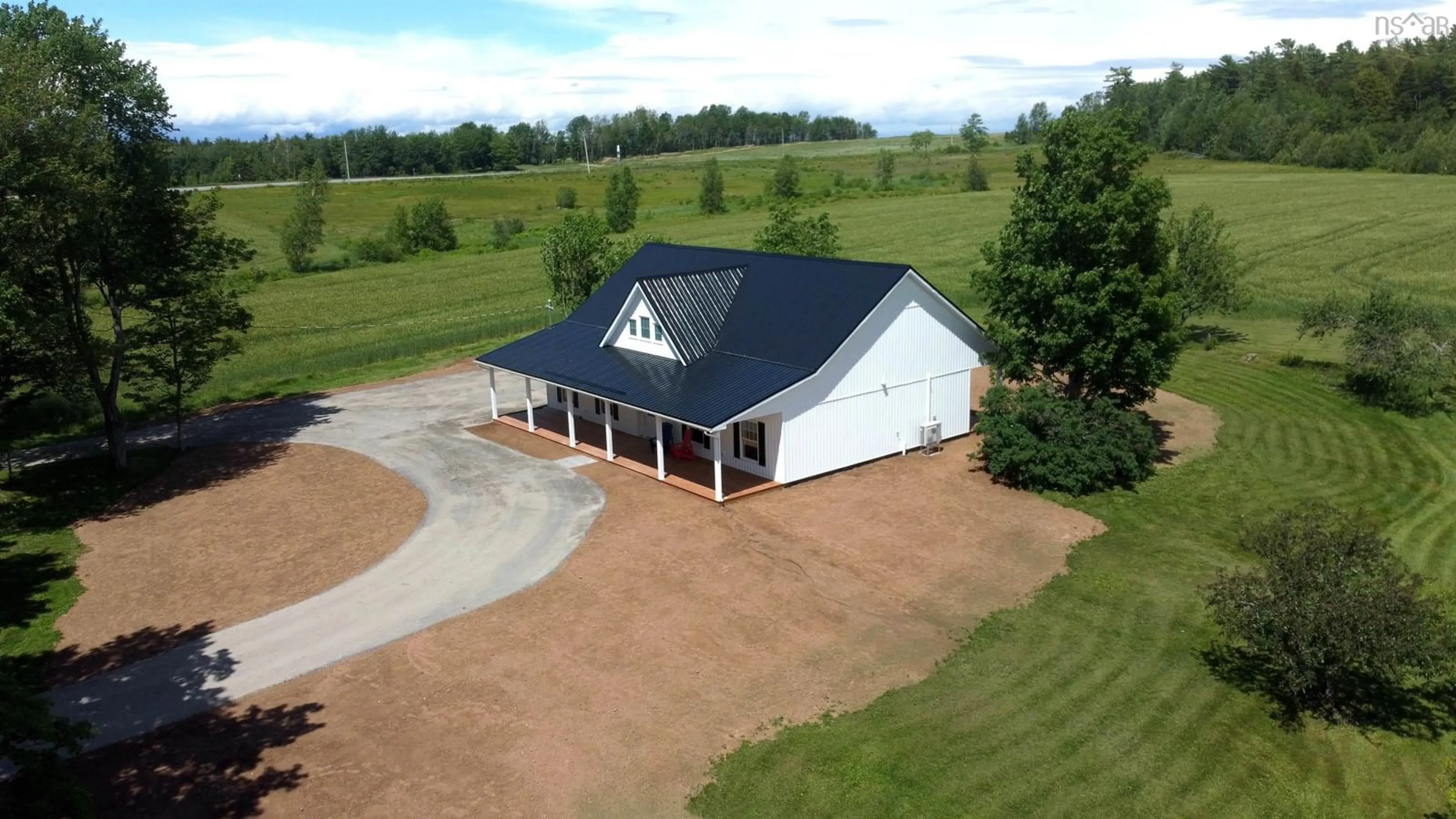 A pic from outside/outdoor area/front of a property/back of a property/a pic from drone, building for 1878 Highway 202 Hwy, Gore Nova Scotia B0N 1P0