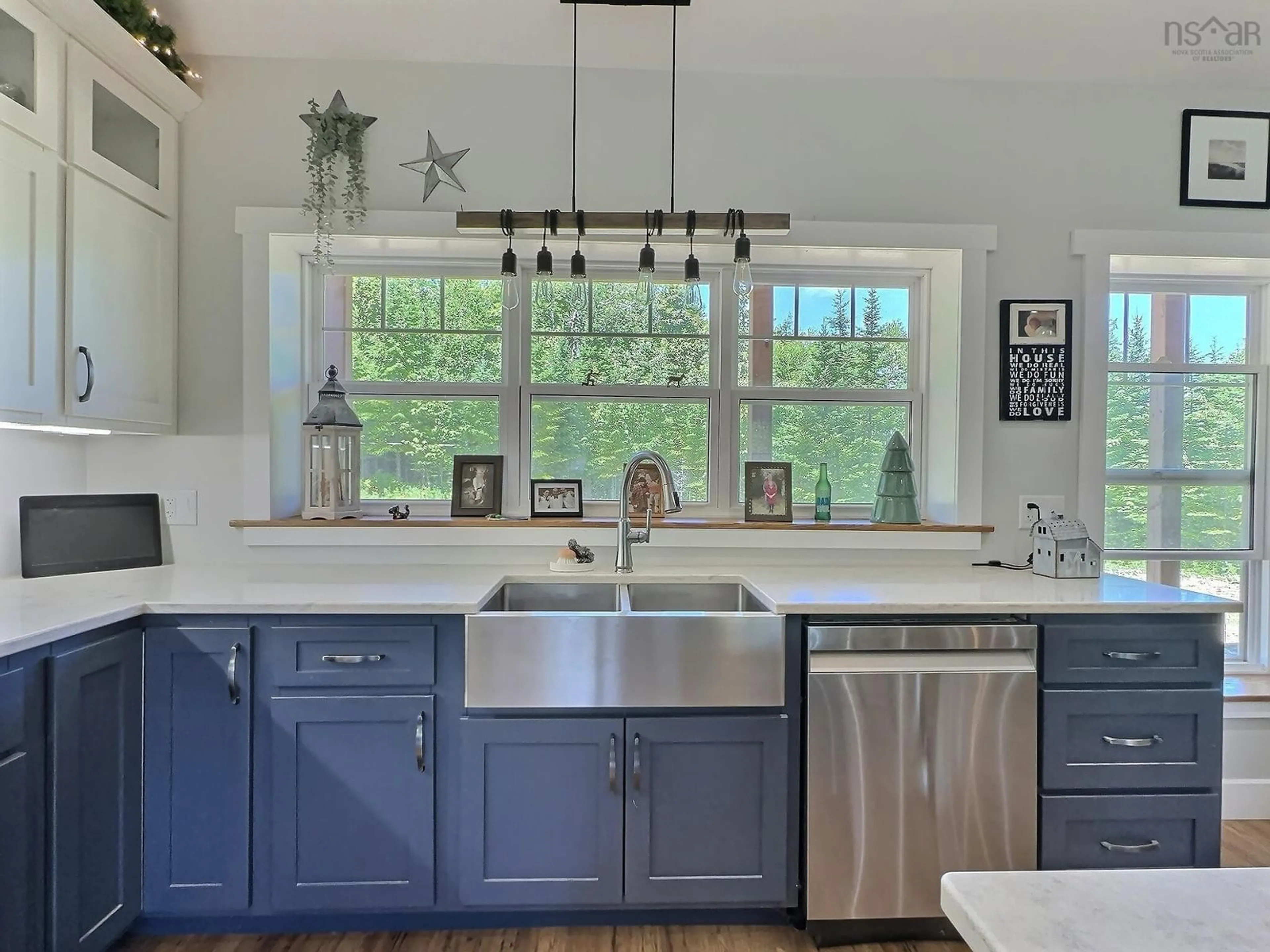 Open concept kitchen, ceramic/tile floor for 1020 Shortts Lake West Rd, Shortts Lake Nova Scotia B0N 2J0