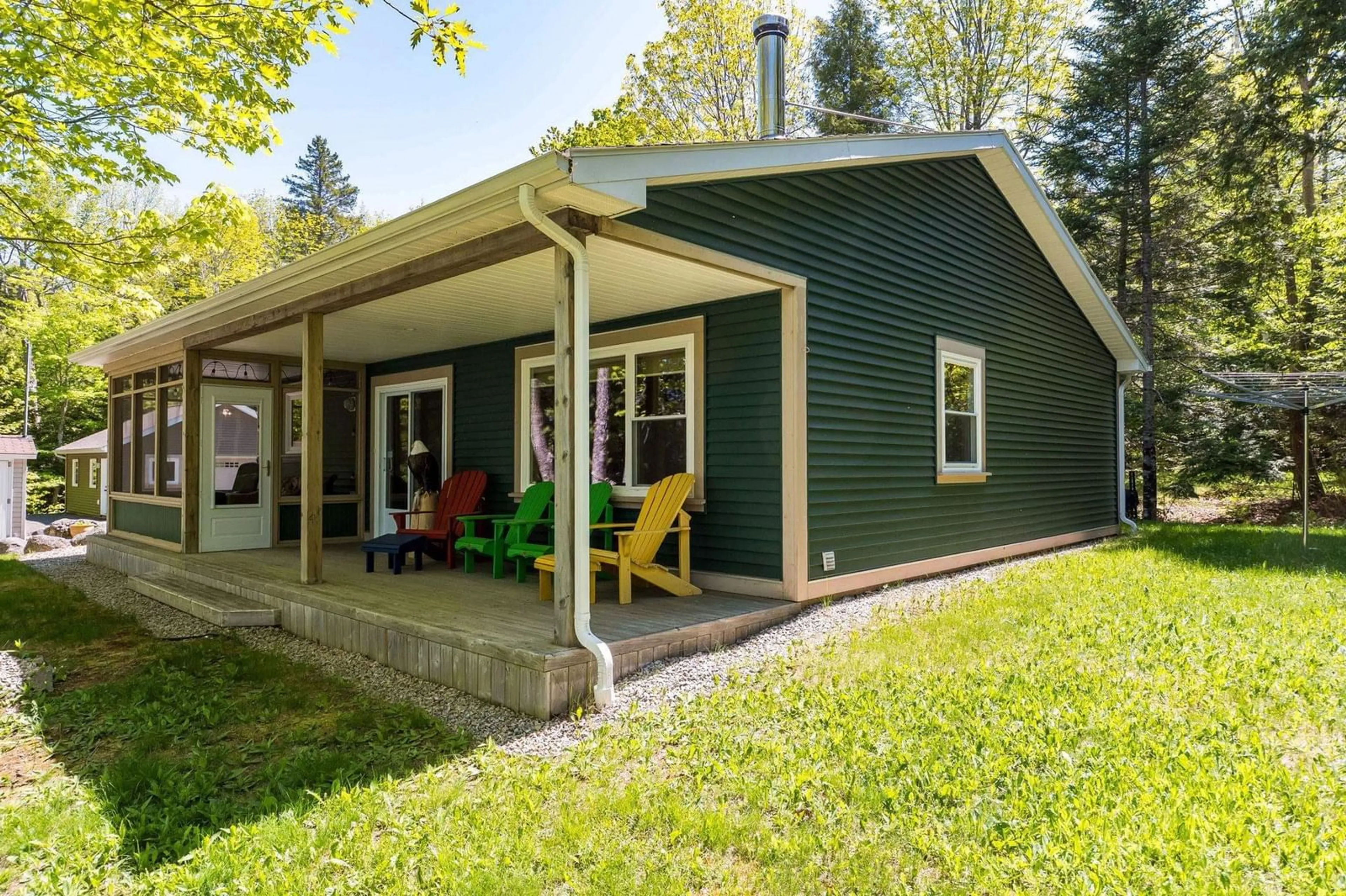 Home with vinyl exterior material, street for 359 Summit Ridge Rd, Vaughan Nova Scotia B0N 2T0