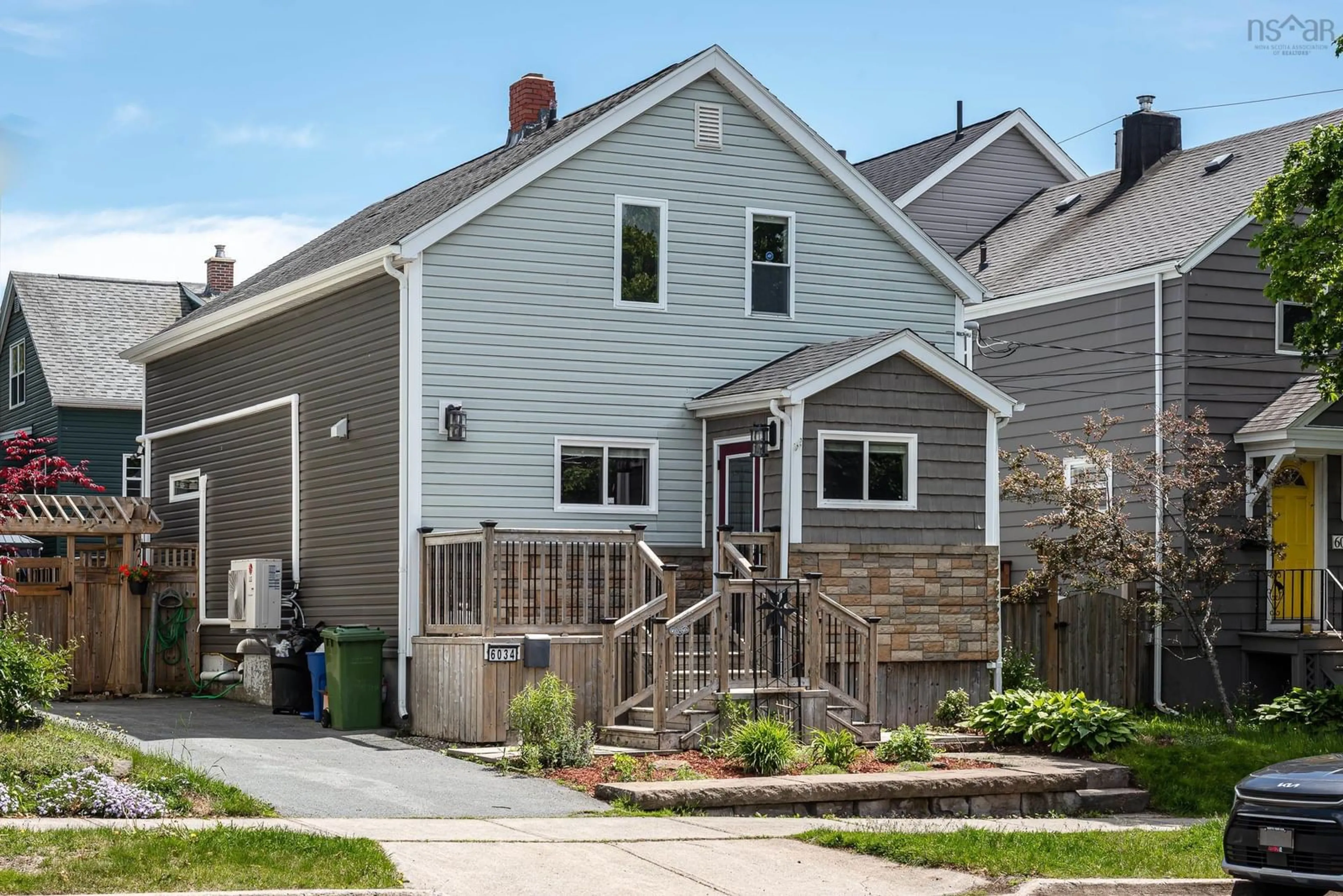 Home with vinyl exterior material, street for 6034 Leeds, Halifax Peninsula Nova Scotia B3K 2T5