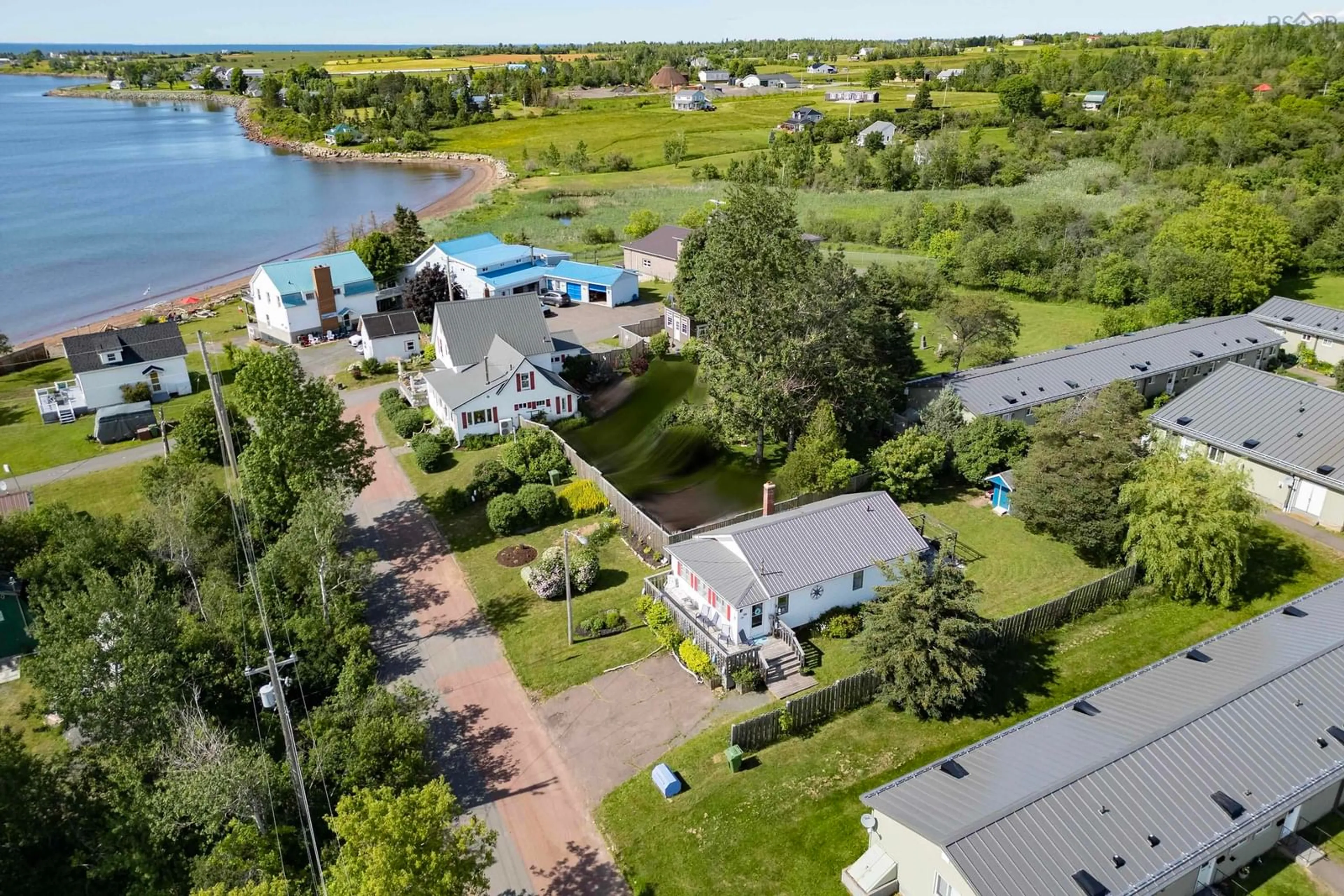 A pic from outside/outdoor area/front of a property/back of a property/a pic from drone, water/lake/river/ocean view for 40 Walton St, Pugwash Nova Scotia B0K 1L0