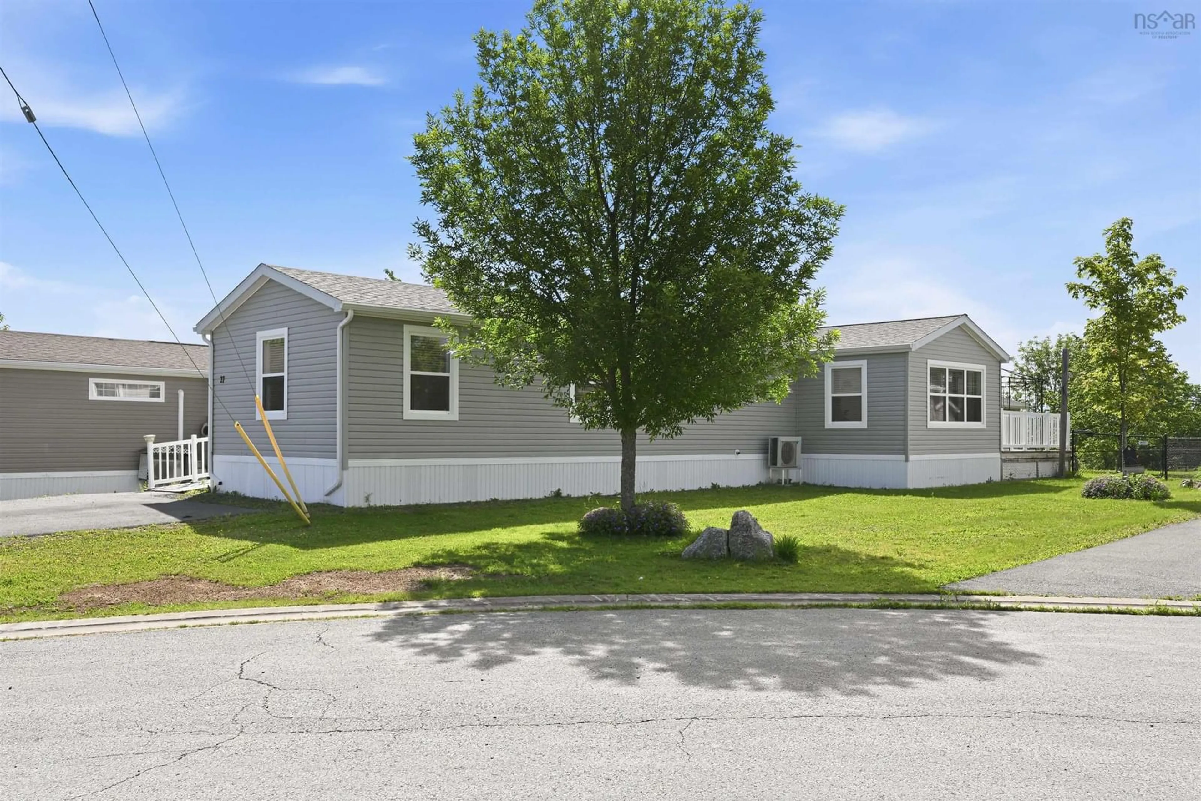 Home with vinyl exterior material, street for 27 Annie May Crt, Garlands Crossing Nova Scotia B0N 2T0