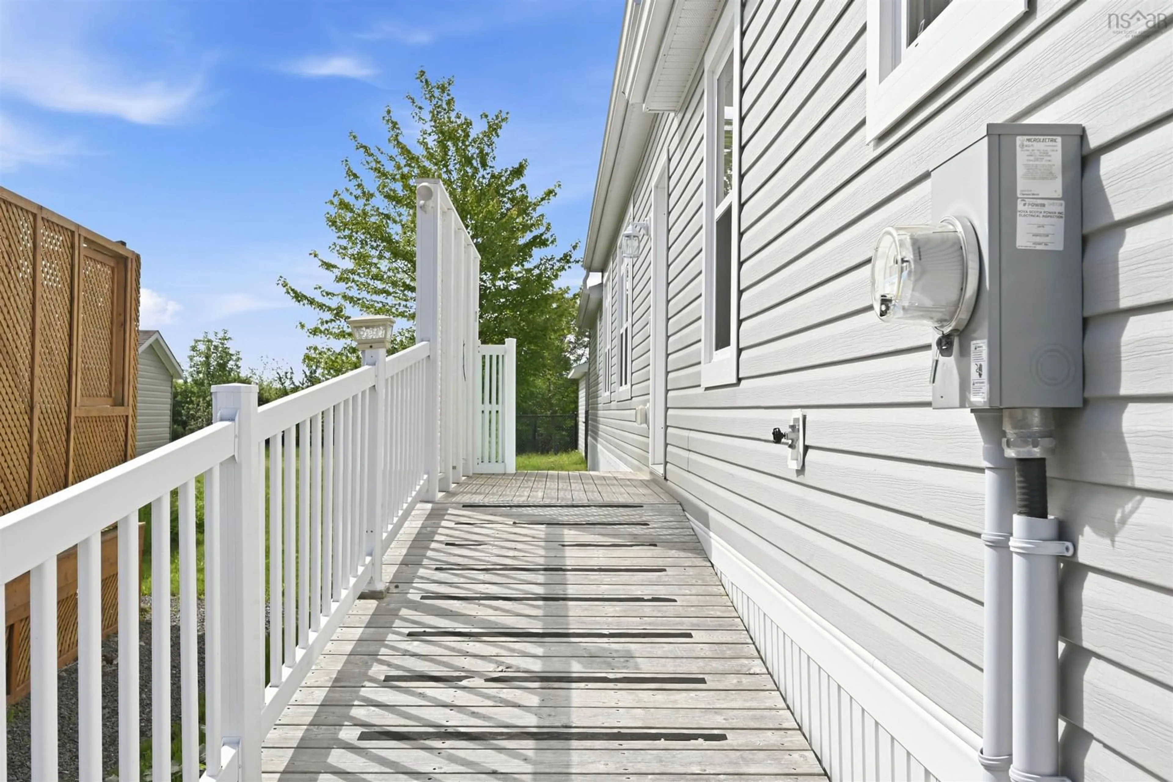 Home with vinyl exterior material, street for 27 Annie May Crt, Garlands Crossing Nova Scotia B0N 2T0