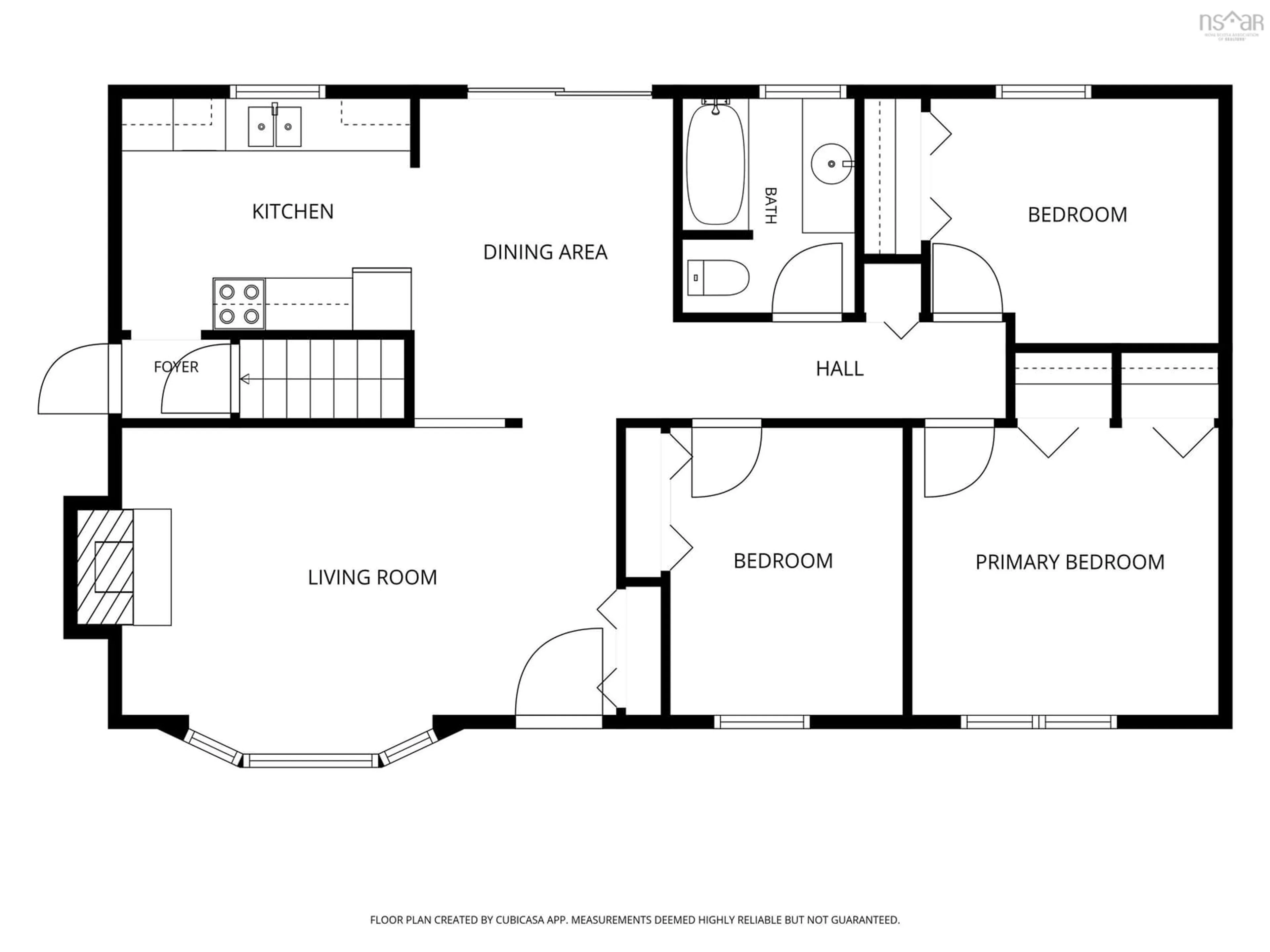 Floor plan for 221 Main St, Middleton Nova Scotia B0S 1P0
