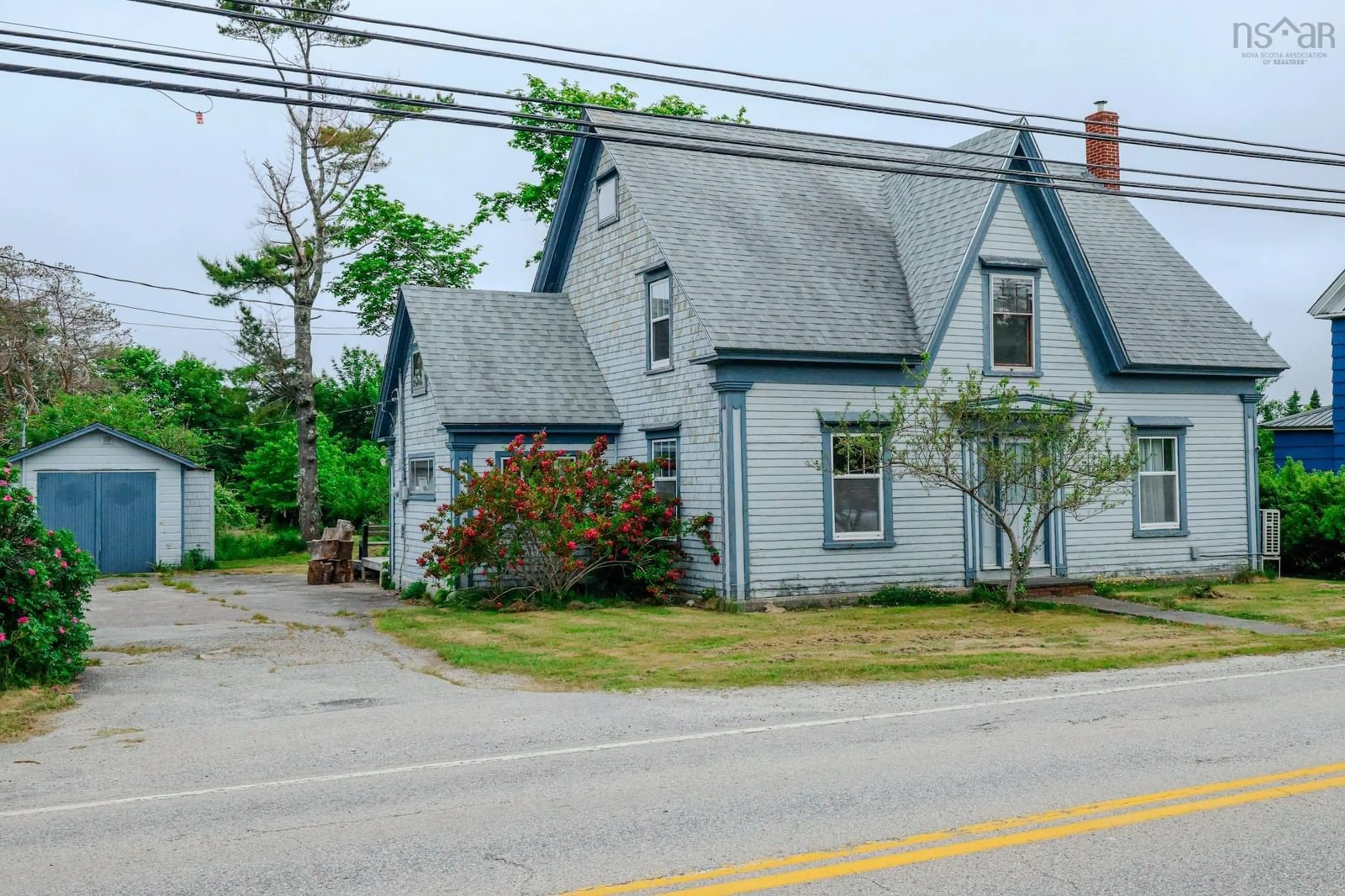 A pic from outside/outdoor area/front of a property/back of a property/a pic from drone, street for 2471 Highway 3, Barrington West Nova Scotia B0W 1E0