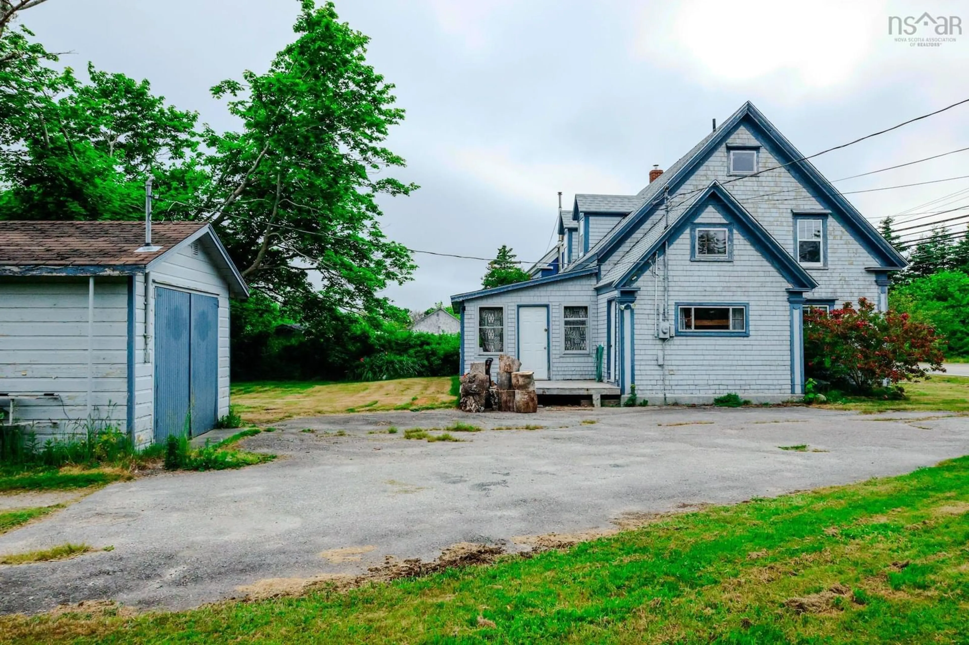 A pic from outside/outdoor area/front of a property/back of a property/a pic from drone, street for 2471 Highway 3, Barrington West Nova Scotia B0W 1E0