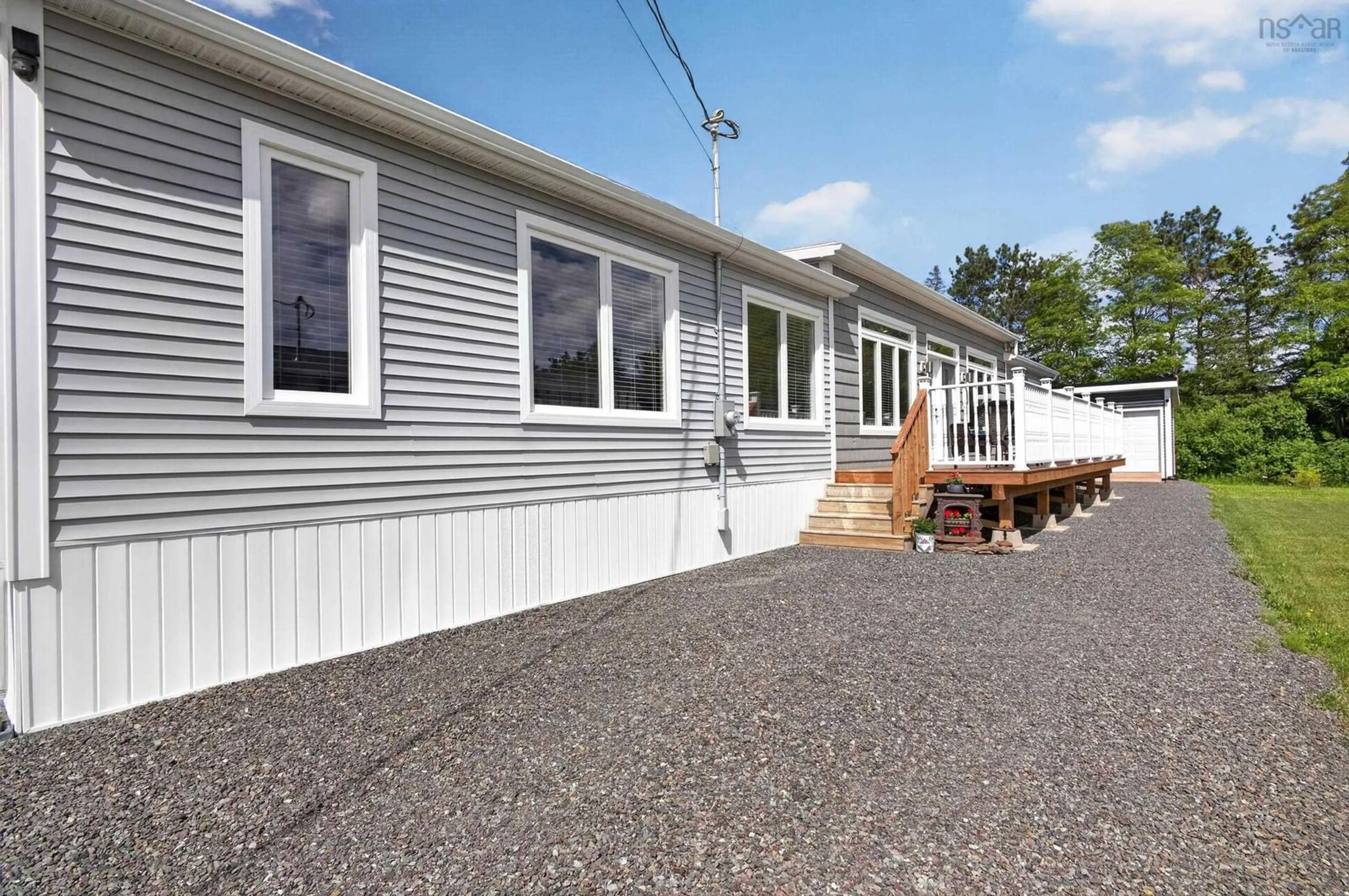 Home with vinyl exterior material, street for 86 Sunrise Crt, Upper Onslow Nova Scotia B6L 0E9