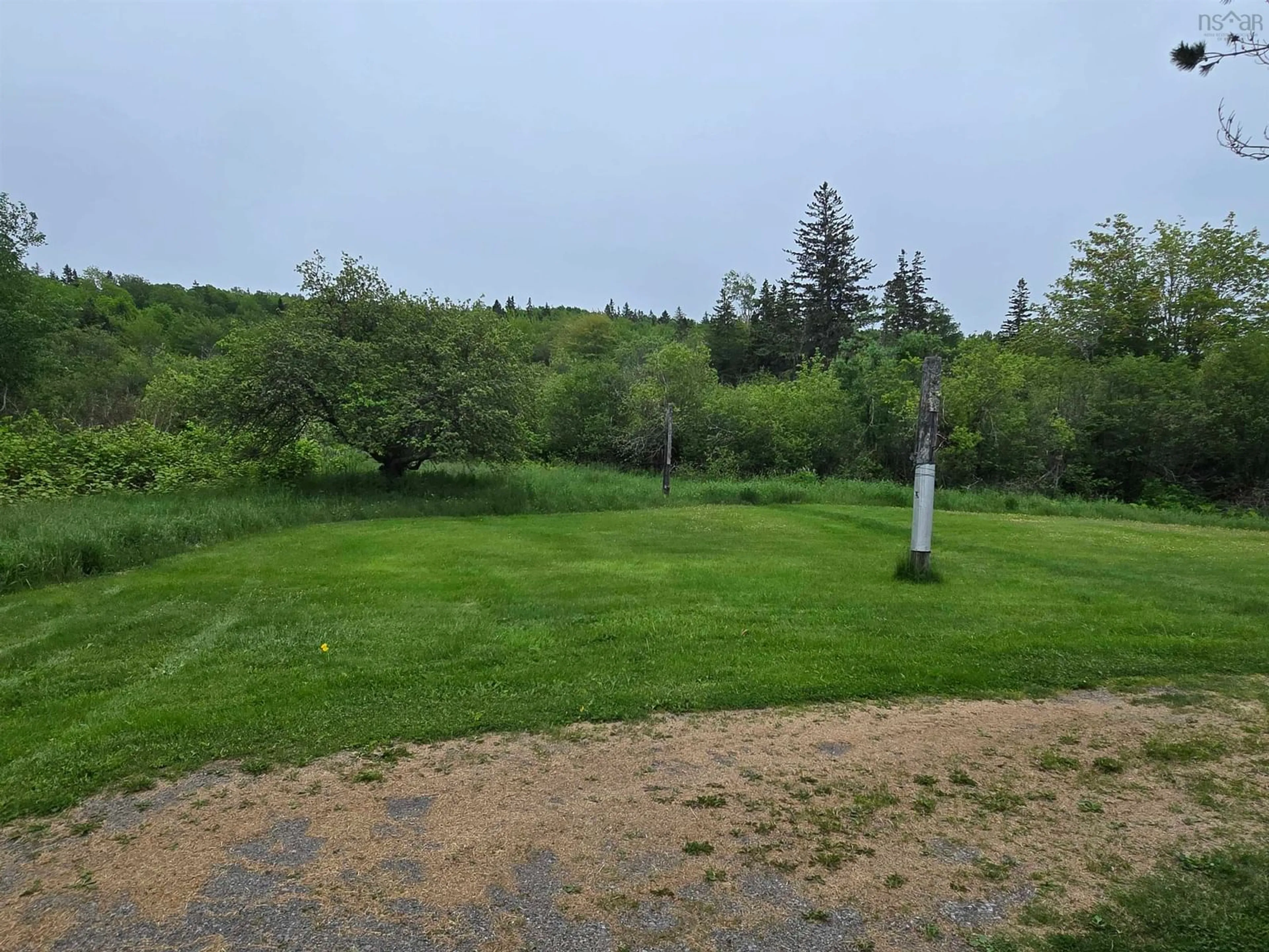 A pic from outside/outdoor area/front of a property/back of a property/a pic from drone, forest/trees view for 3869 East Bay Hwy, East Bay Nova Scotia B1J 1M1