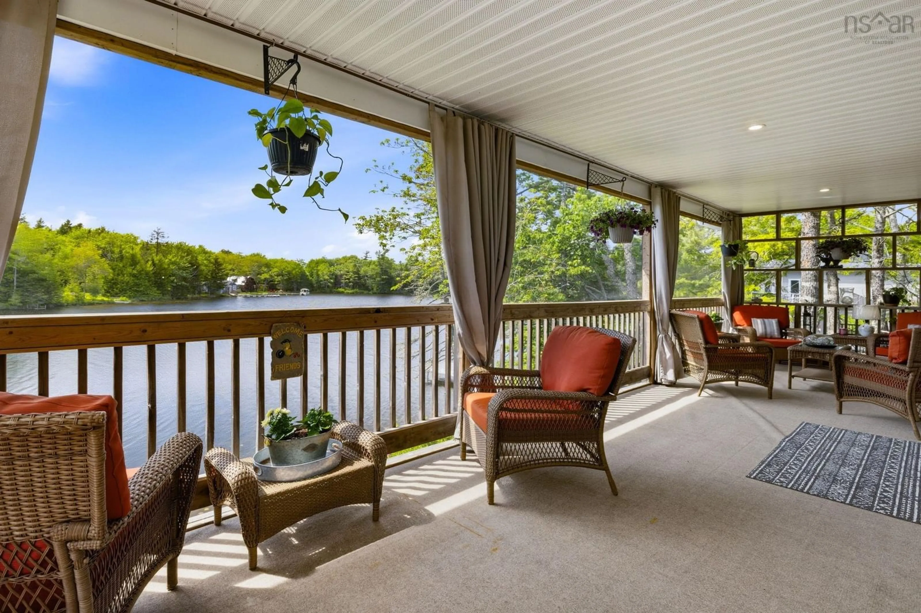 Patio, water/lake/river/ocean view for 49 Cove Rd, Mount Uniacke Nova Scotia B0N 1Z0