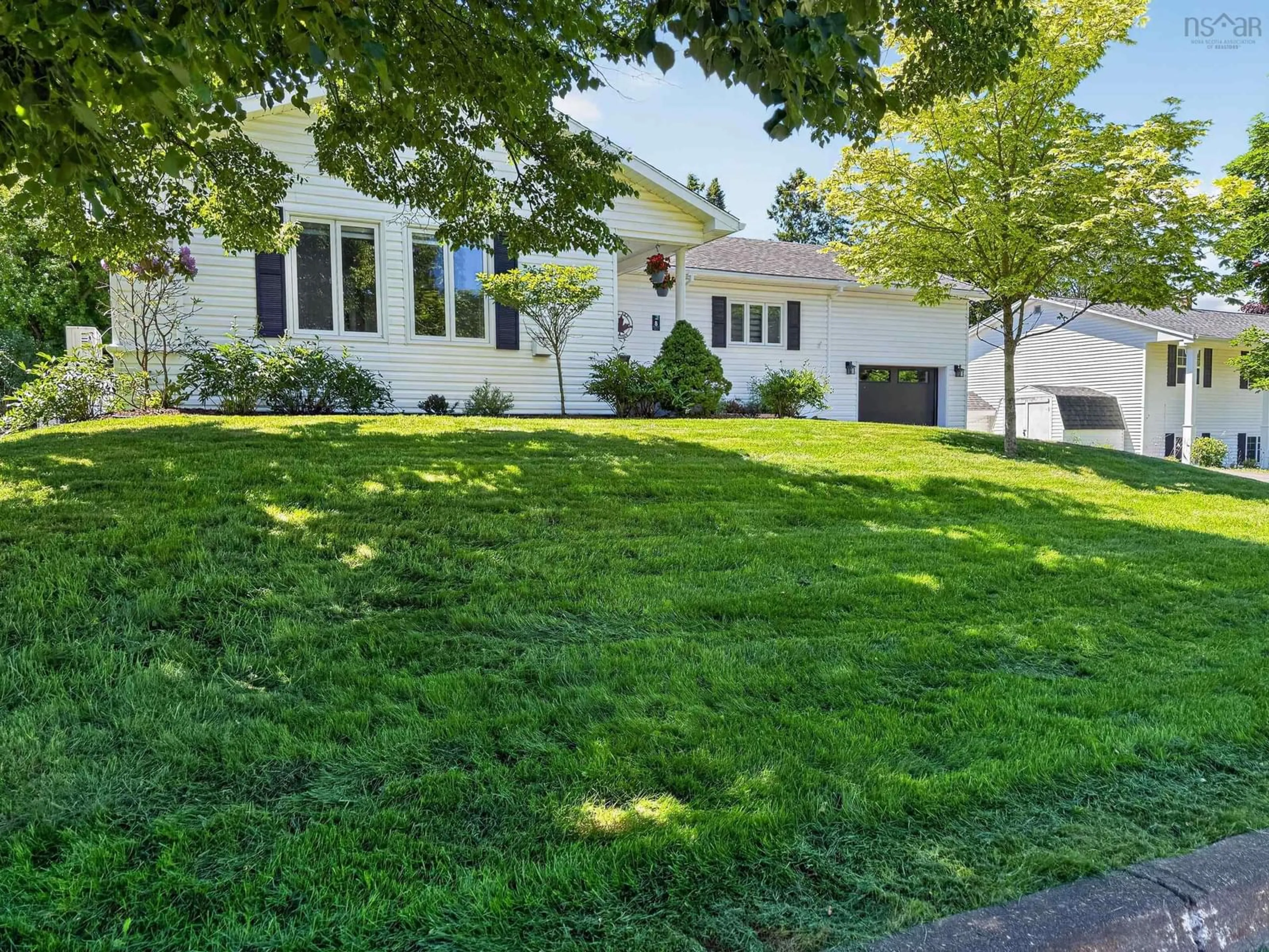 A pic from outside/outdoor area/front of a property/back of a property/a pic from drone, street for 8 Windemere Crt, Truro Nova Scotia B2N 5X7