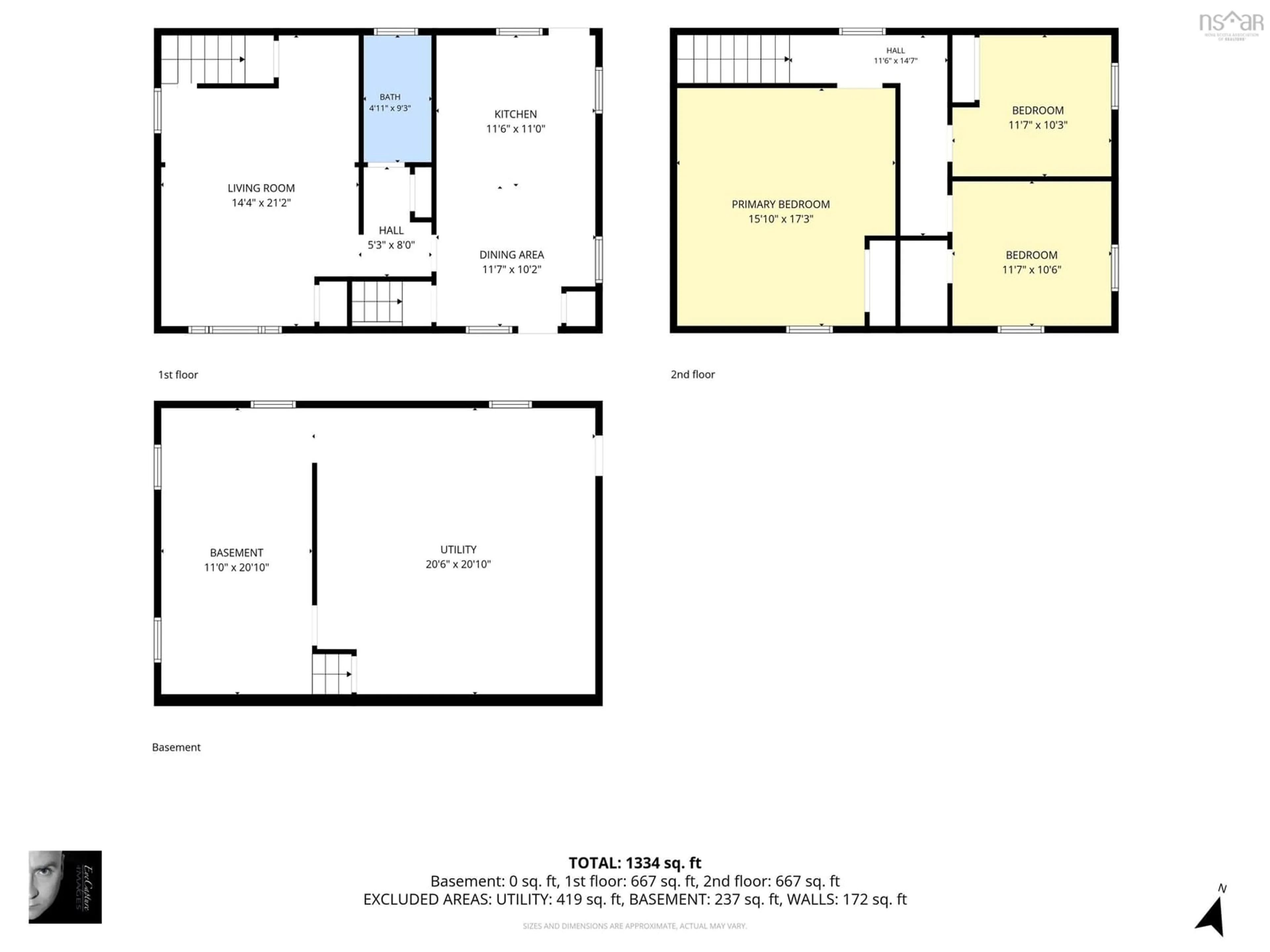 Floor plan for 36 Willow St, Hantsport Nova Scotia B0P 1P0