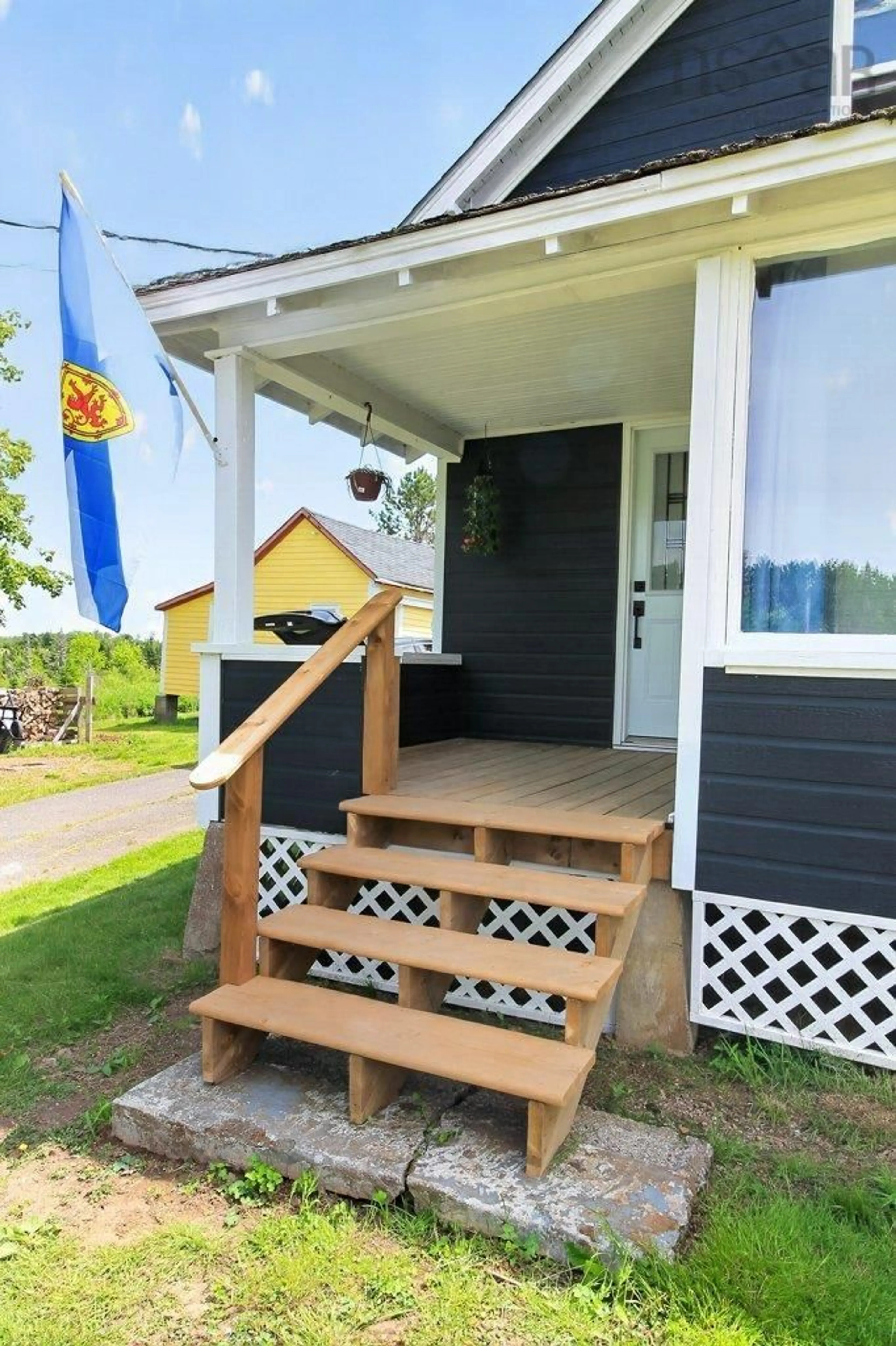 Home with vinyl exterior material, street for 309 Forties Rd, New Ross Nova Scotia B0J 2M0