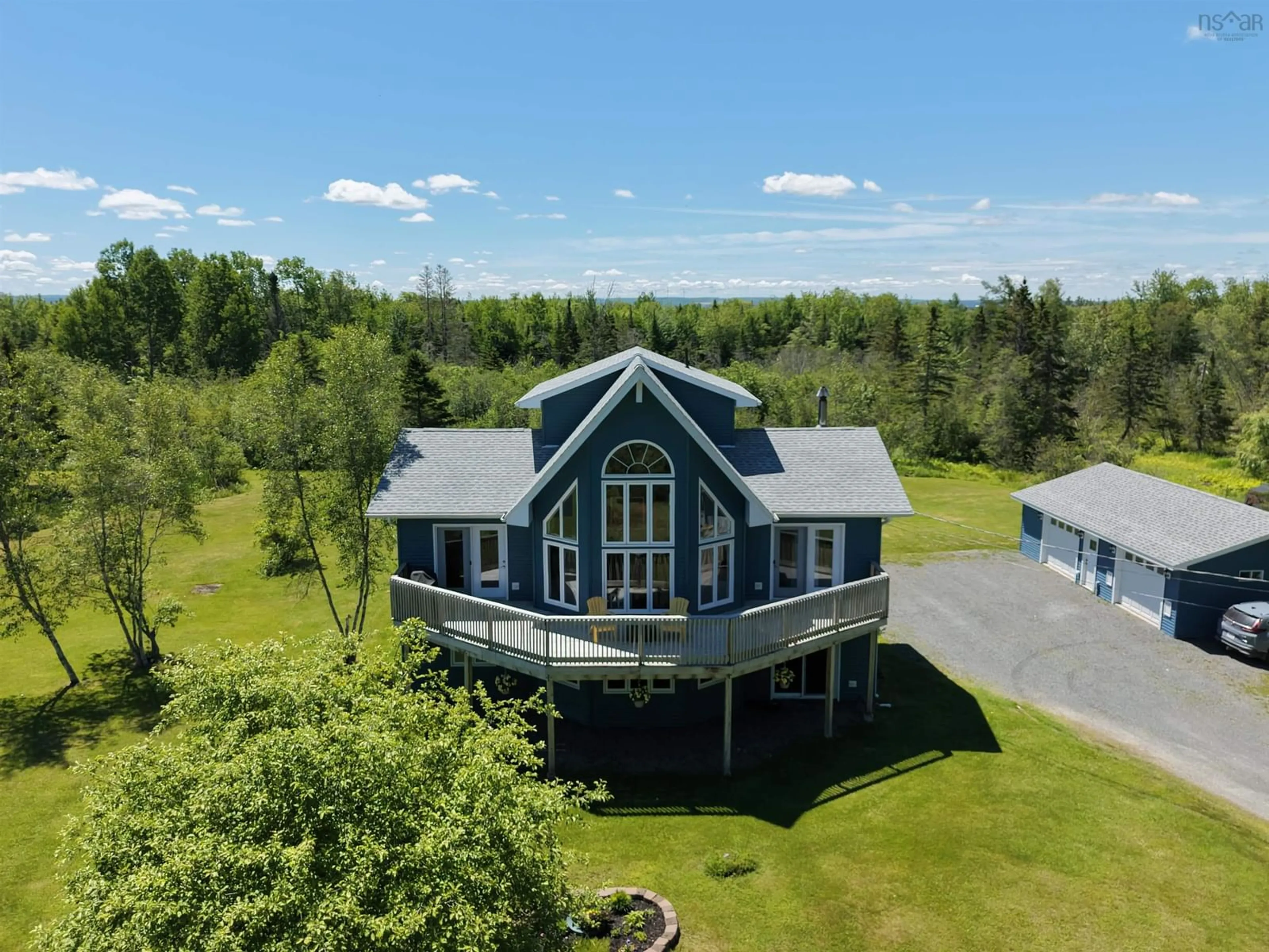 A pic from outside/outdoor area/front of a property/back of a property/a pic from drone, water/lake/river/ocean view for 784 Onslow Mountain Rd, Onslow Mountain Nova Scotia B6L 6R2