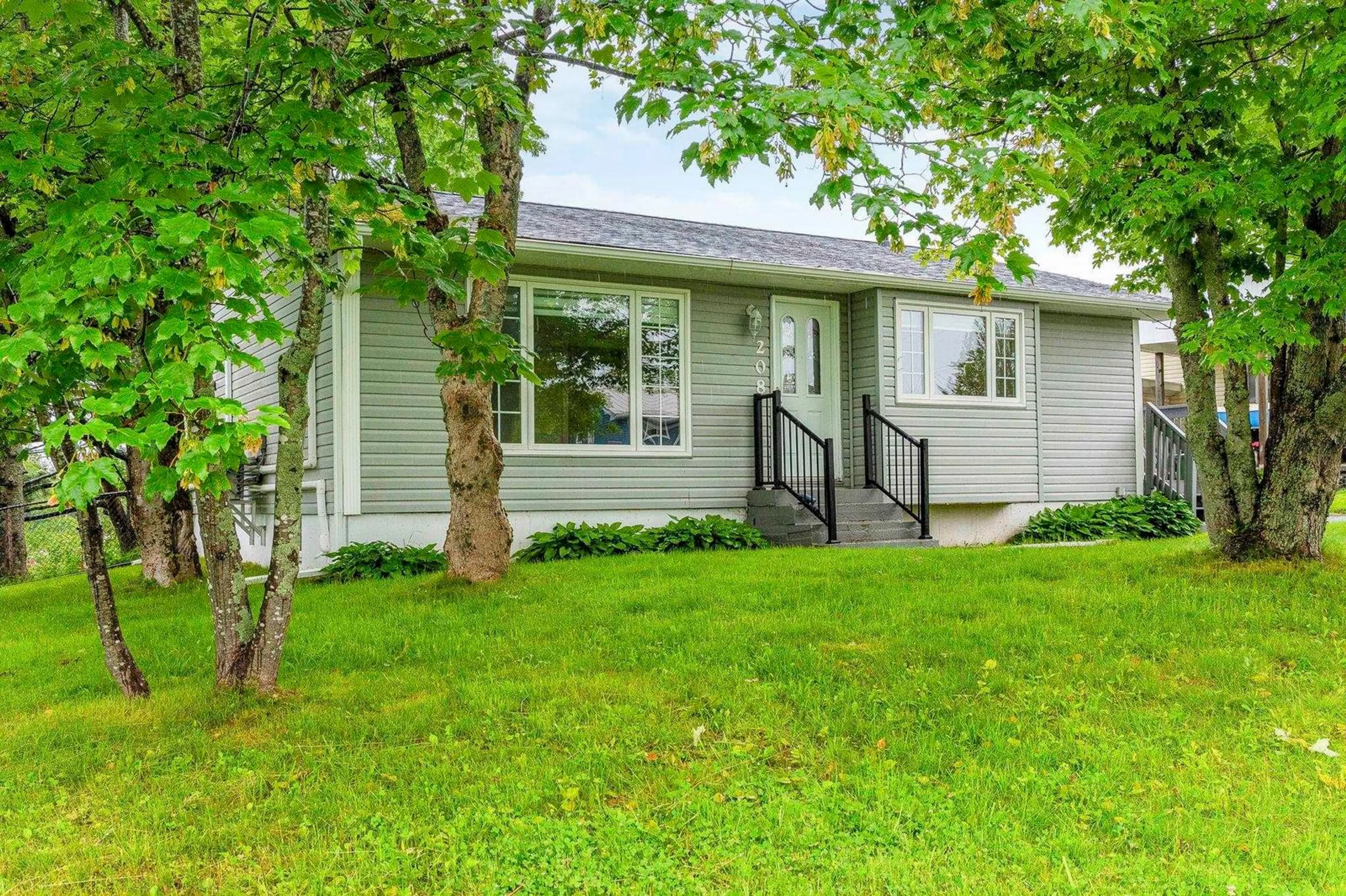 Home with vinyl exterior material, street for 208 Prince Street, Lower Sackville Nova Scotia B4C 1L5